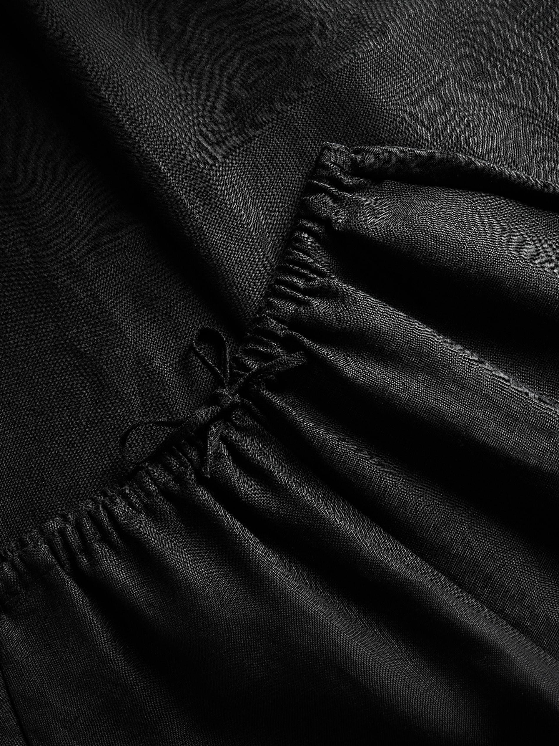 BLACK Linen rich trousers, , large image number 6