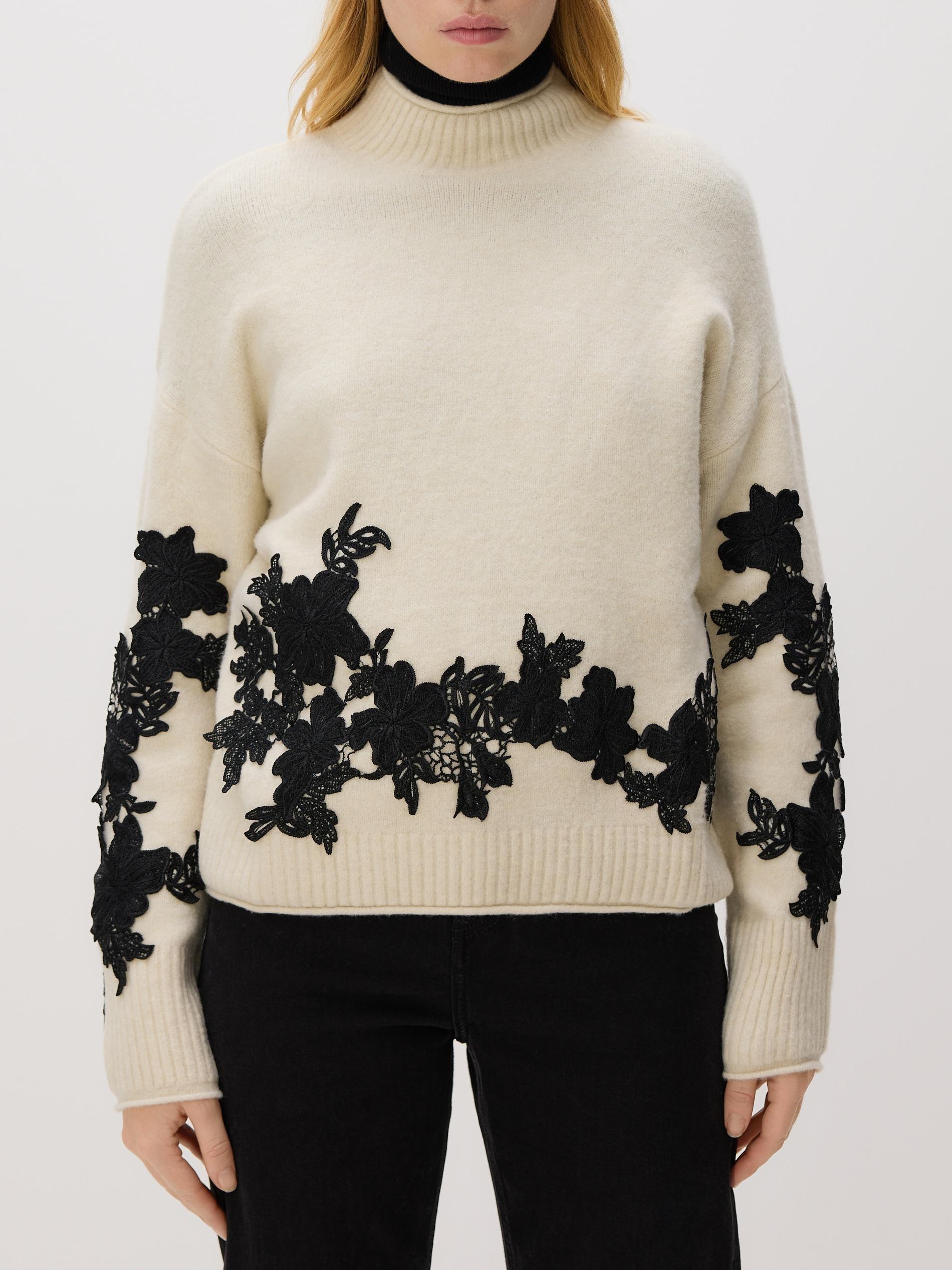 Beige Sweater, Ivory, large image number 1