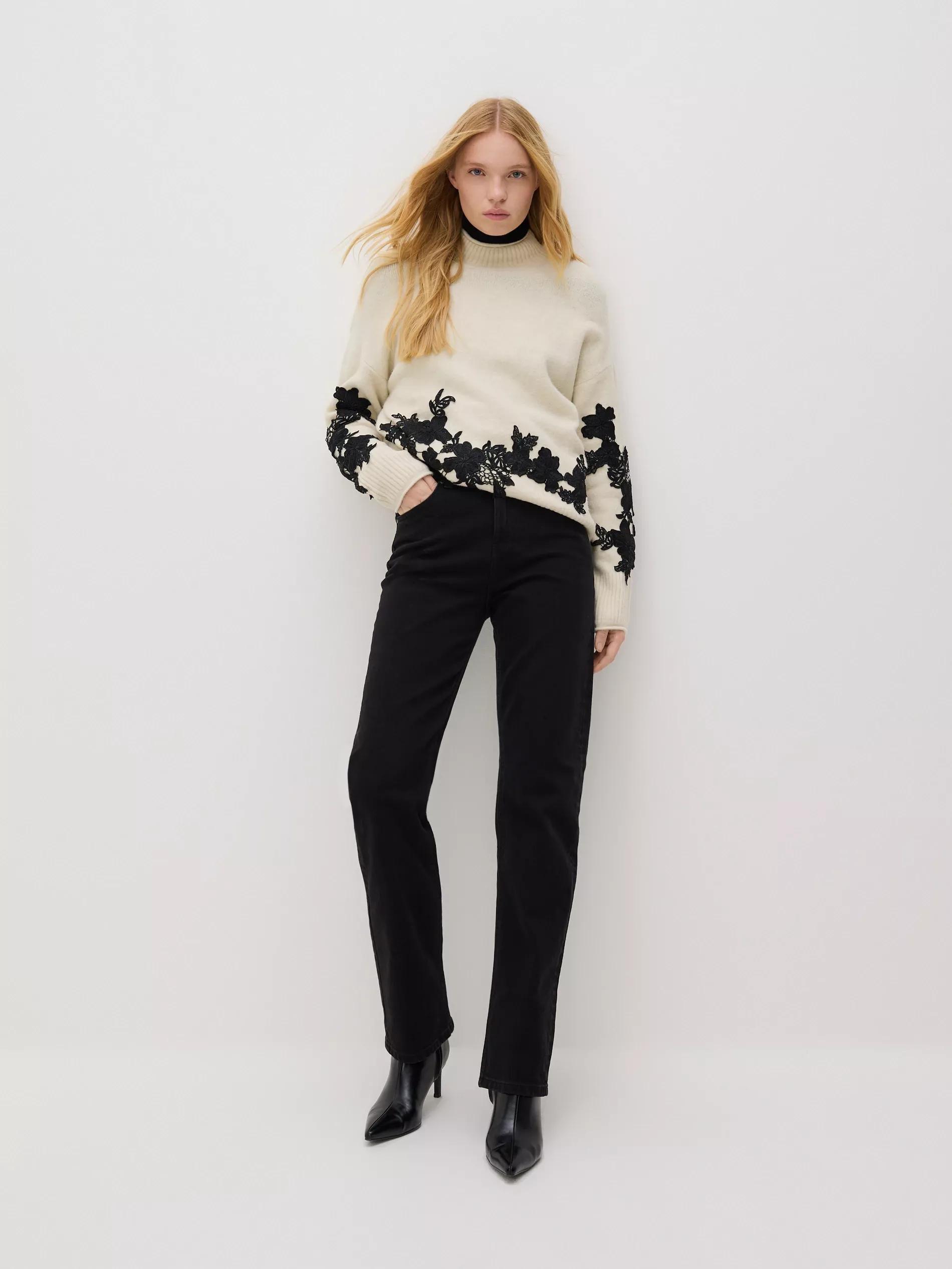 Beige Sweater, Ivory, large image number 2