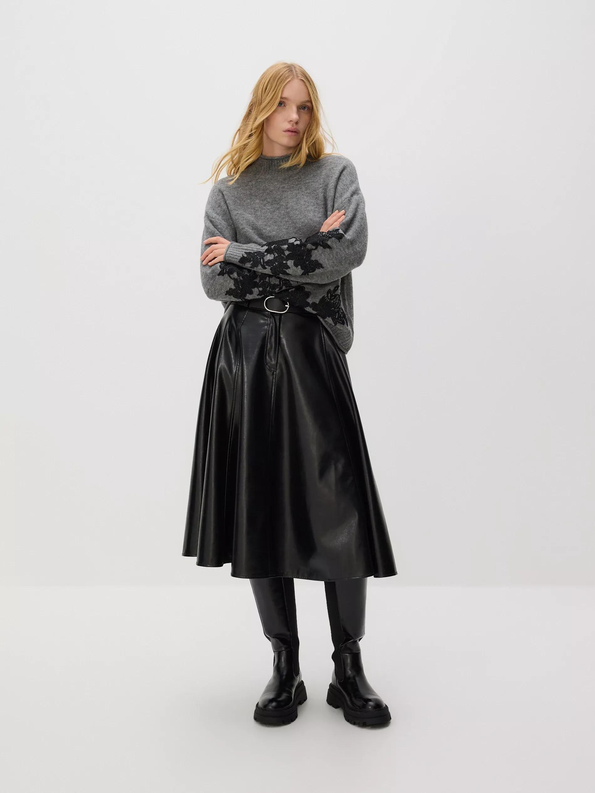 Grey Jumper With Decorative Appliqu&oslash;&pound;&Acirc;&copy;, Grey, large image number 0