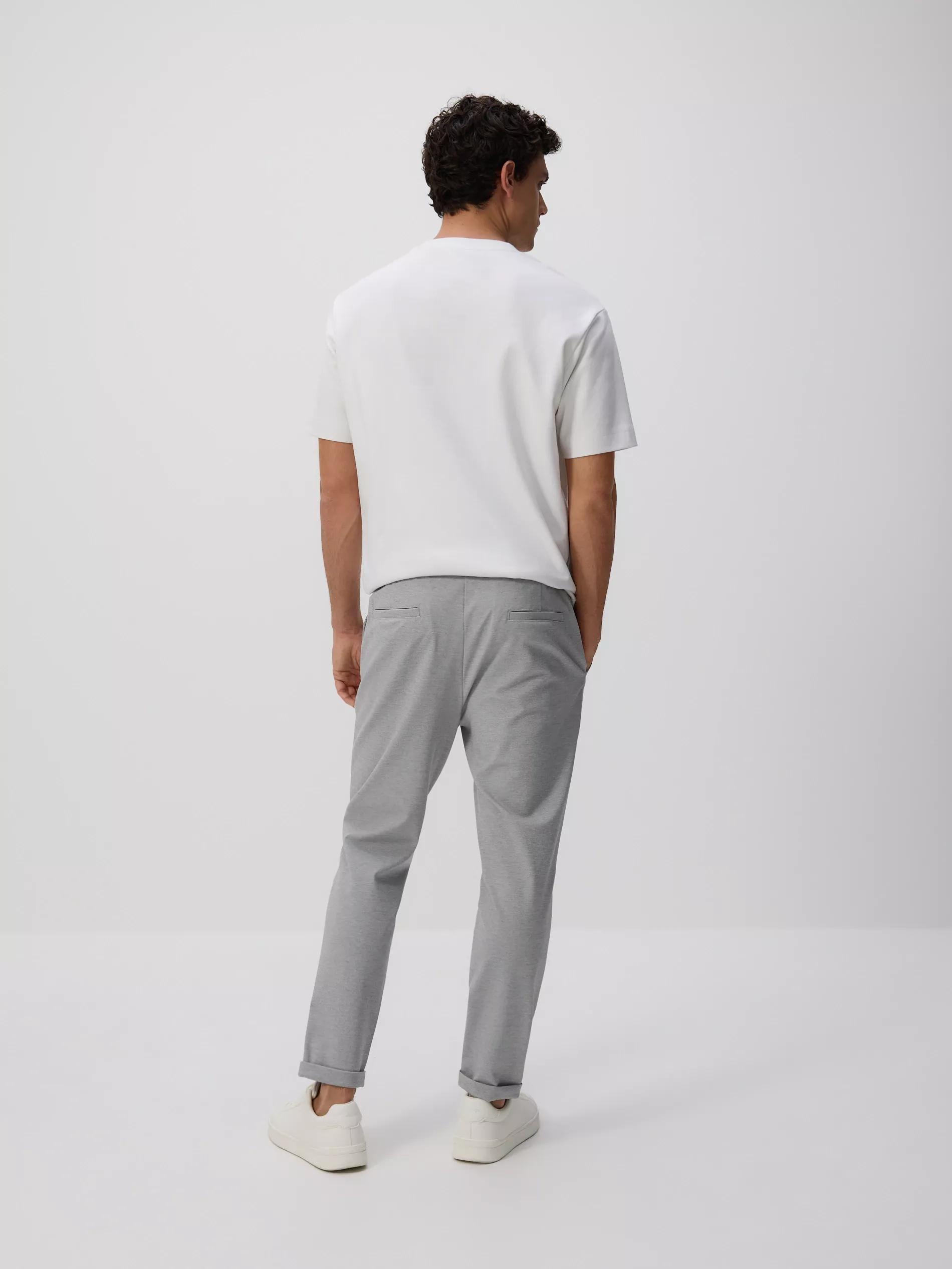 Grey Slim Chino Pants, , large image number 3