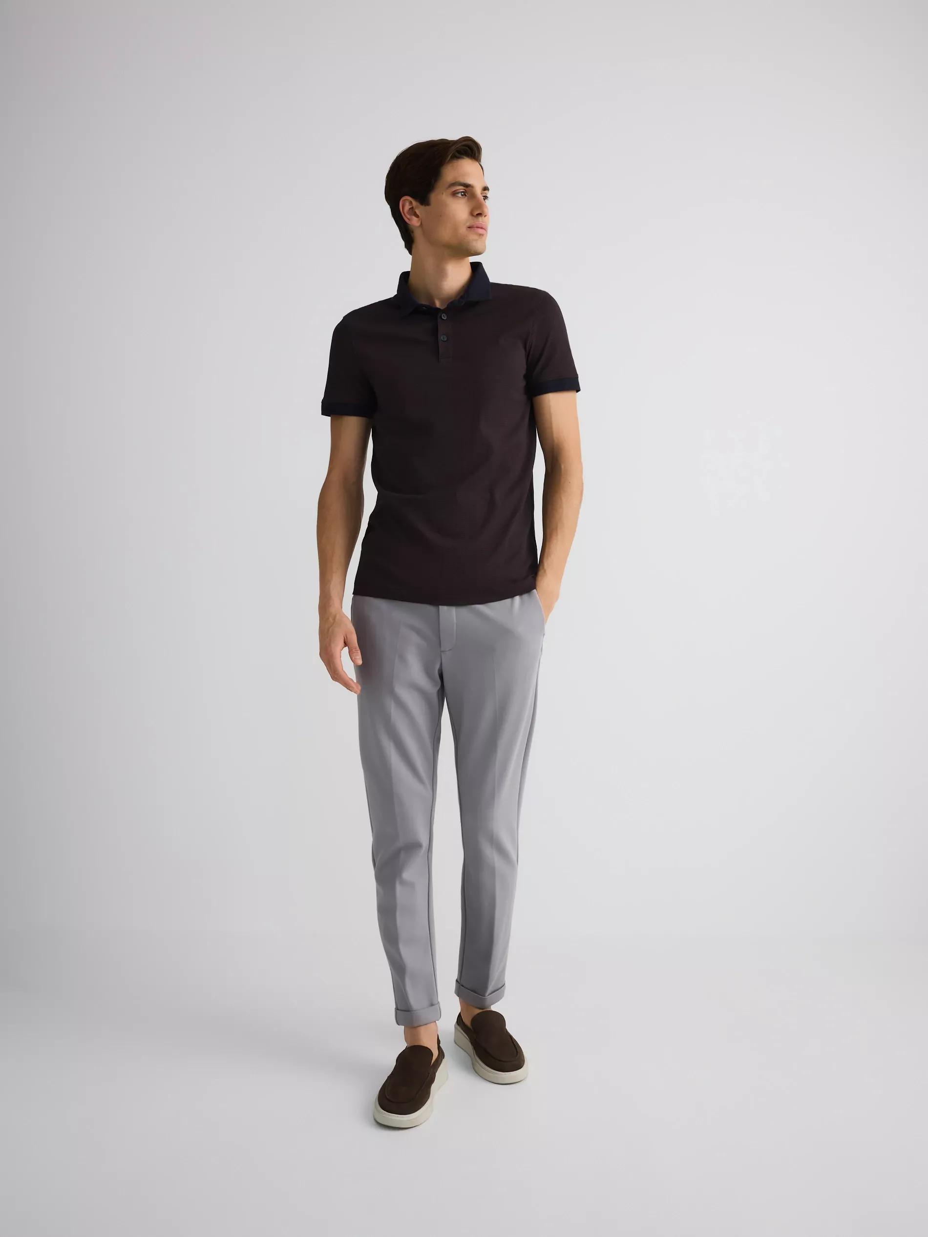 Grey Chino Slim Trousers, Light grey, large image number 2