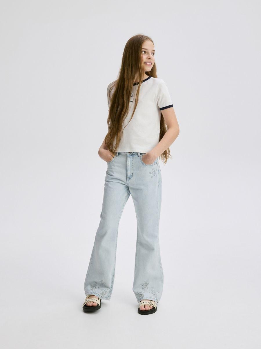 Blue Jeans Trousers, Kids Girl, , large image number 1