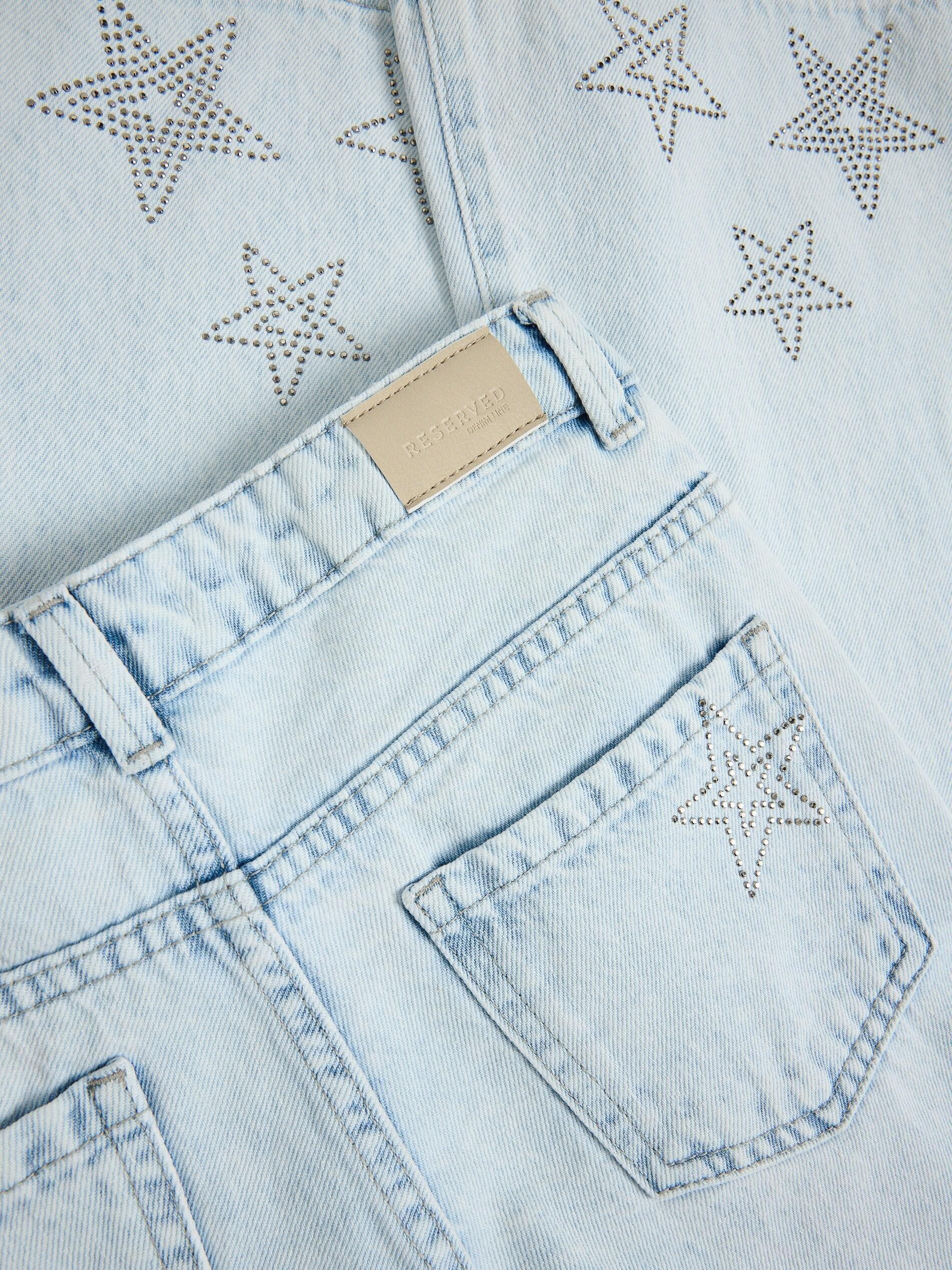 Blue Jeans Trousers, Kids Girl, Blue, large image number 1