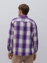 Reserved - Violet Checkered Shirt, Men