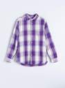 Reserved - Violet Checkered Shirt, Men