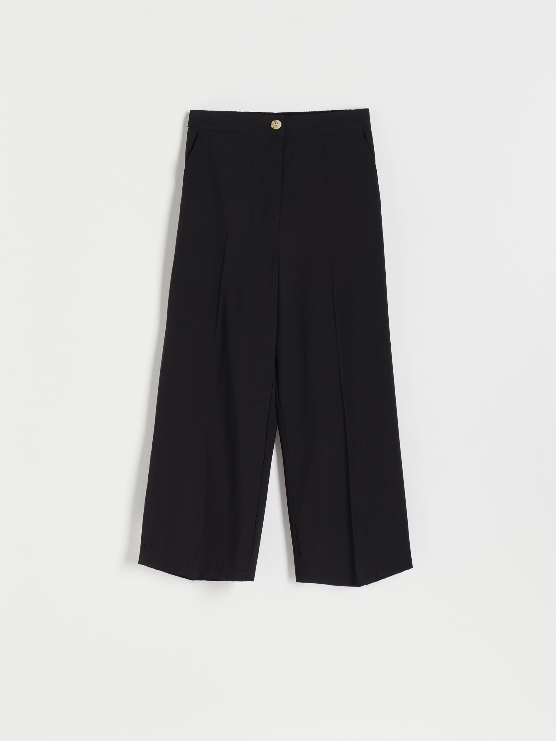 Black Pressed Crease Trousers, , large image number 3