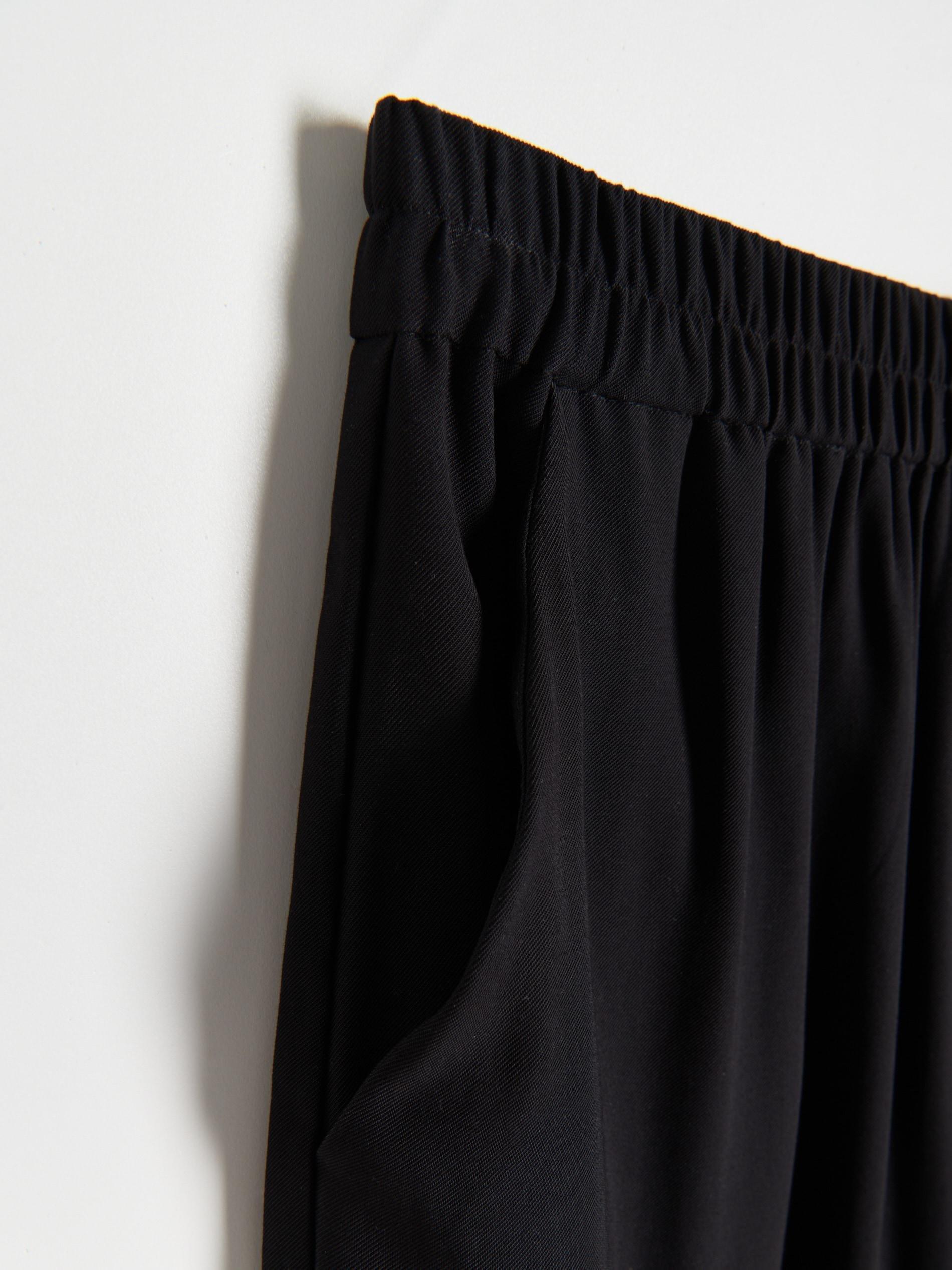 Black Viscose Trousers, , large image number 5