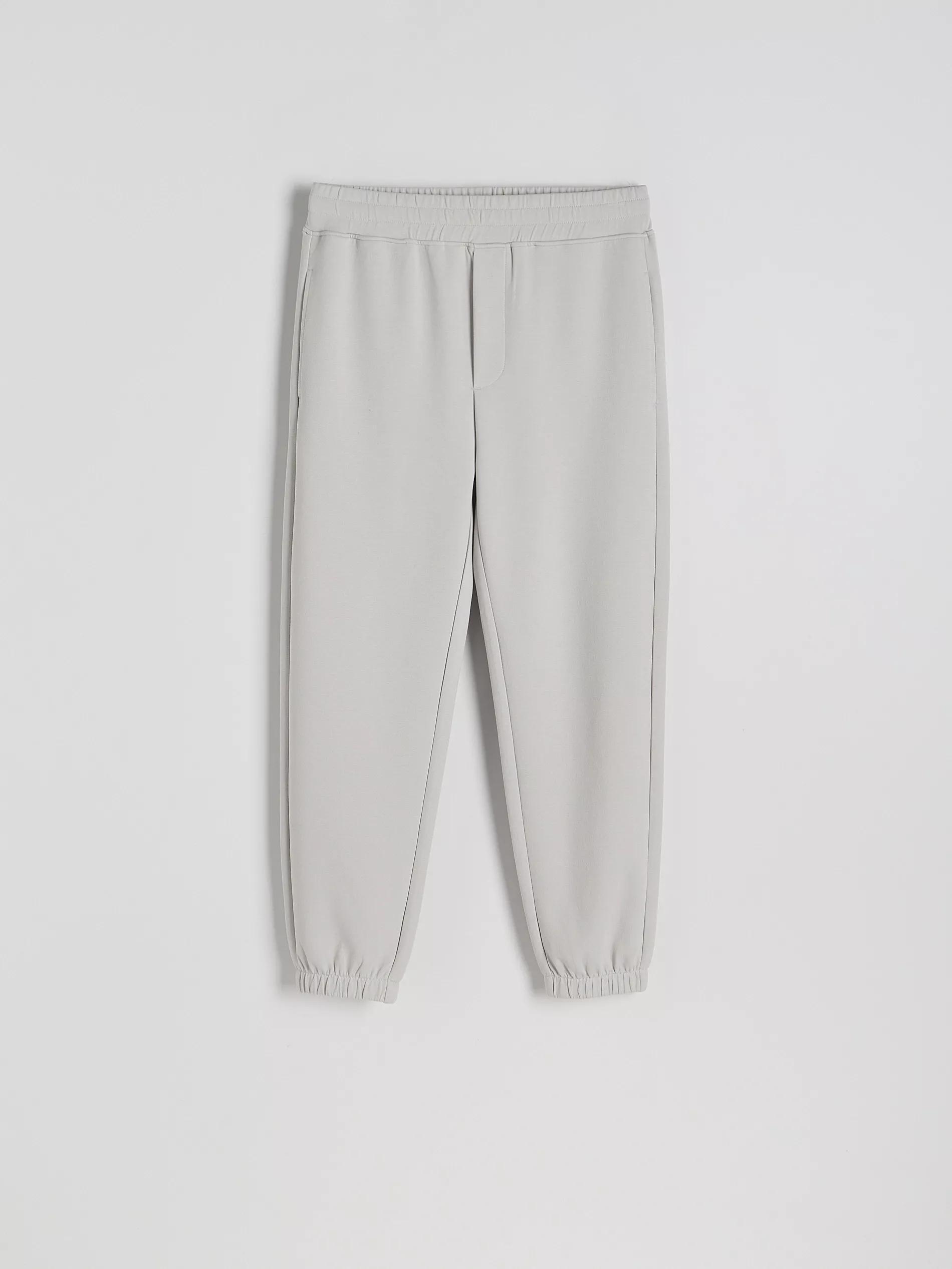 Grey Regular Fit Tracksuit Bottoms, , large image number 0