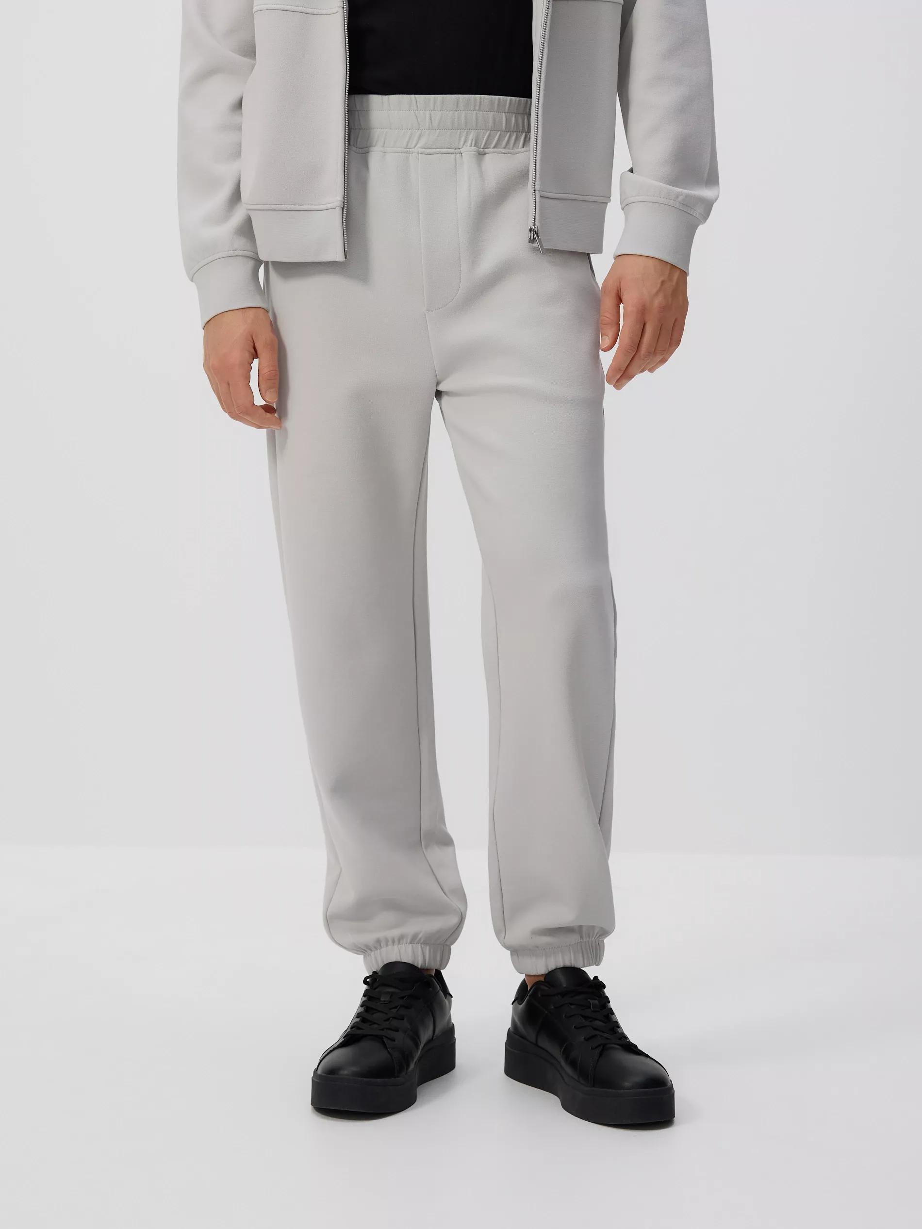 Grey Regular Fit Tracksuit Bottoms, , large image number 0