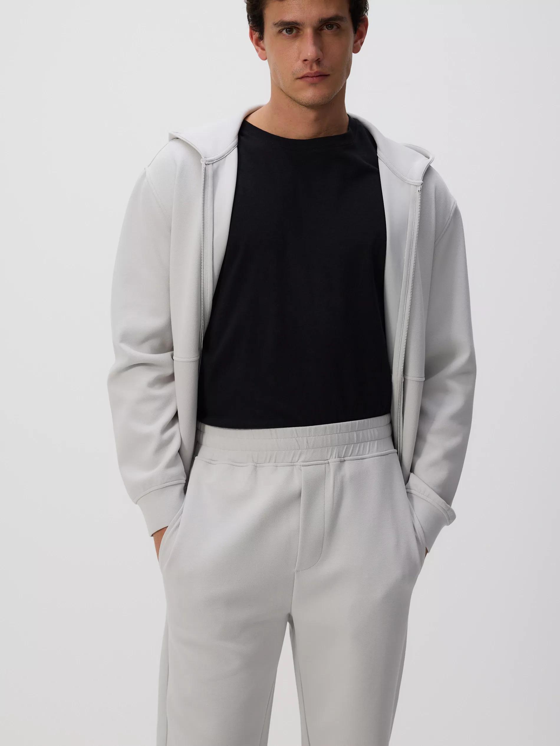 Grey Regular Fit Tracksuit Bottoms, , large image number 3