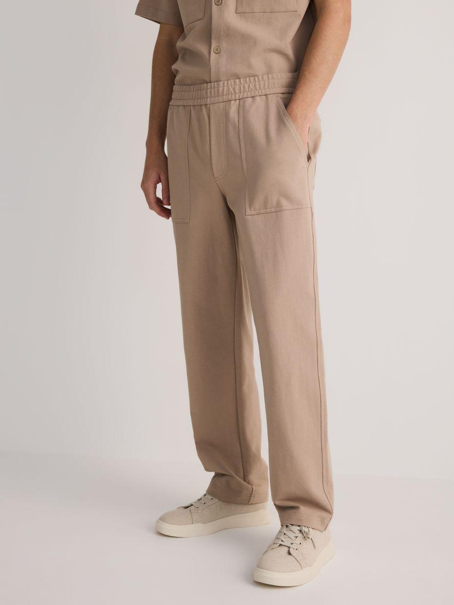 Beige Trousers, , large image number 1