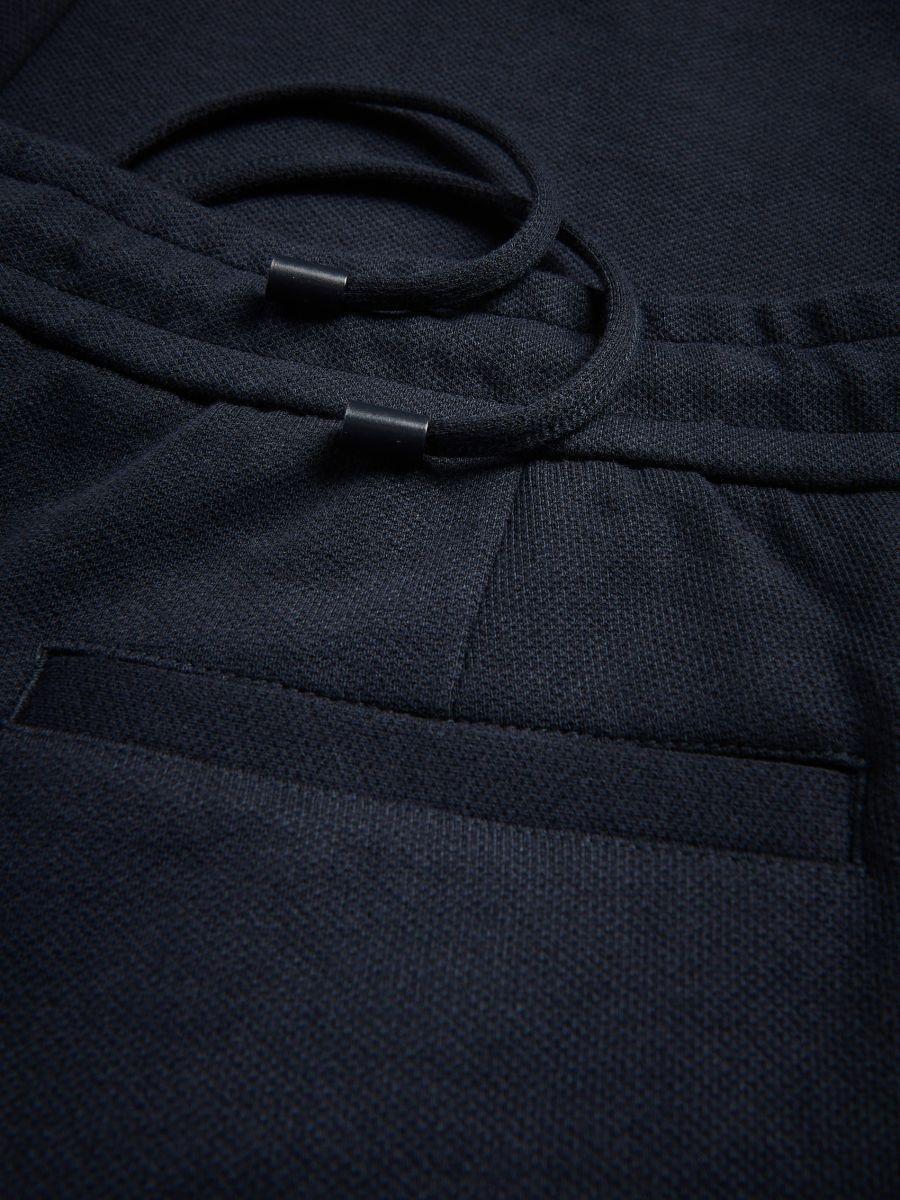 Navy Jogger Pants With Drawstring Waist, , large image number 1
