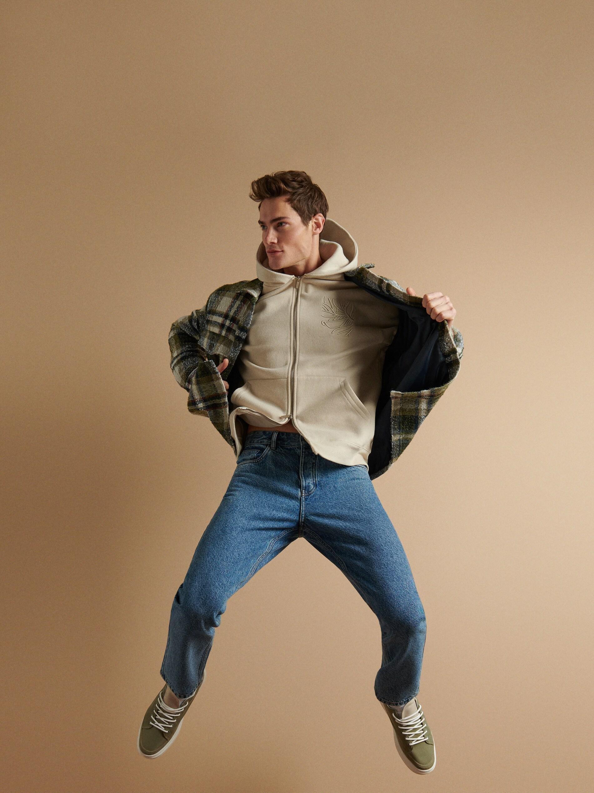 Blue Straight Jeans, , large image number 5