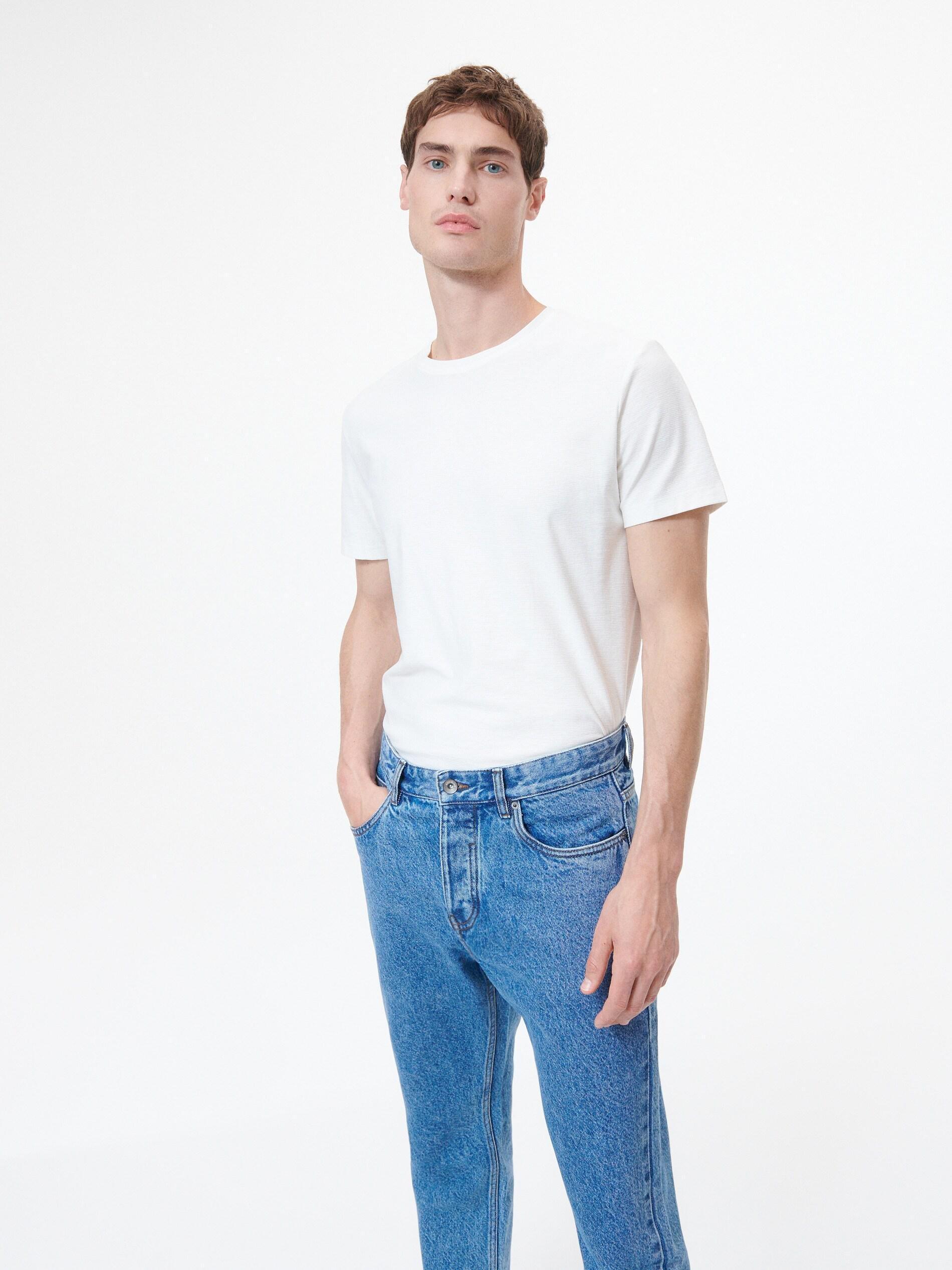Blue Straight Jeans, , large image number 6