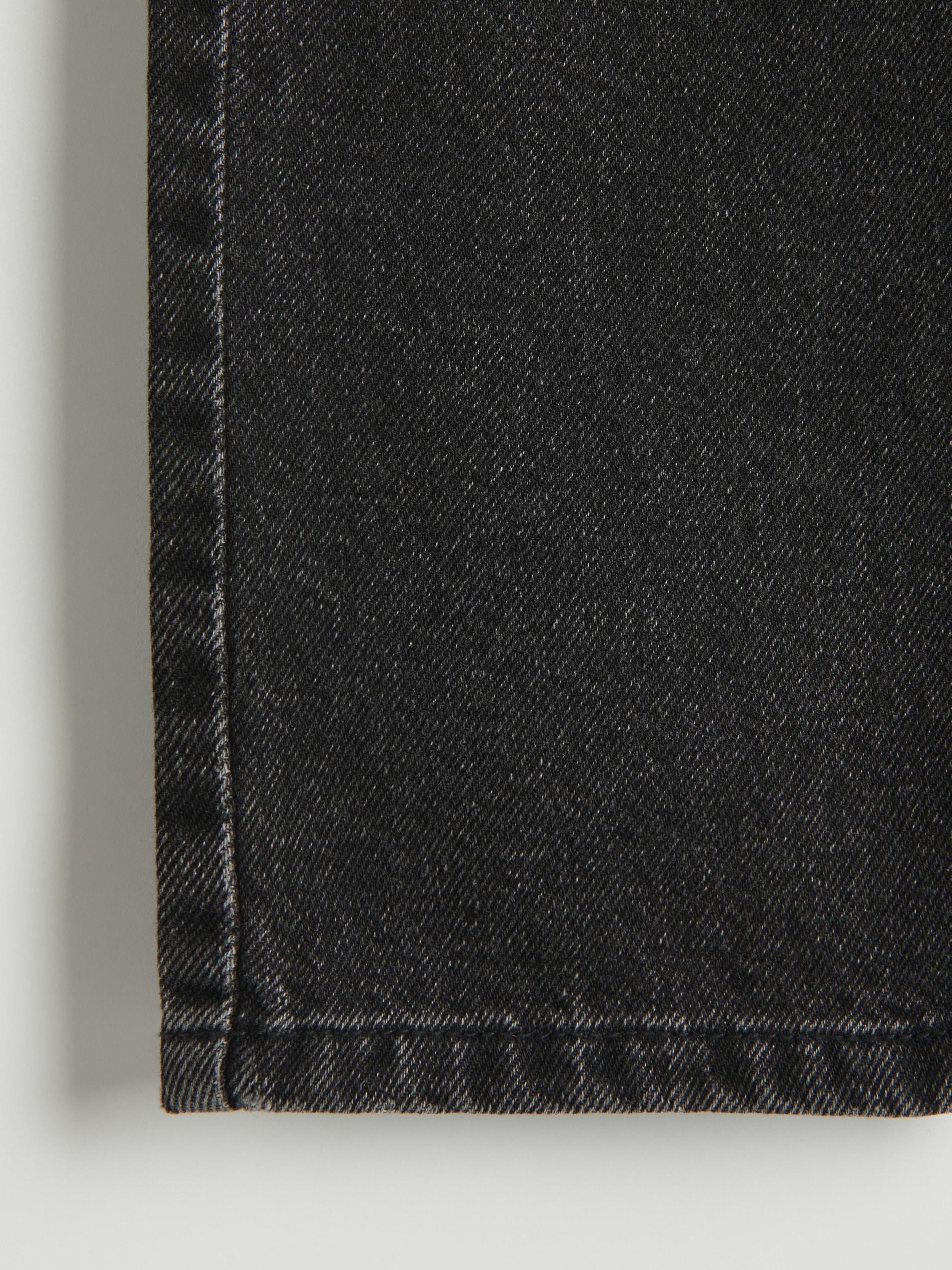 Black Classic Cut Straight Jeans, , large image number 7