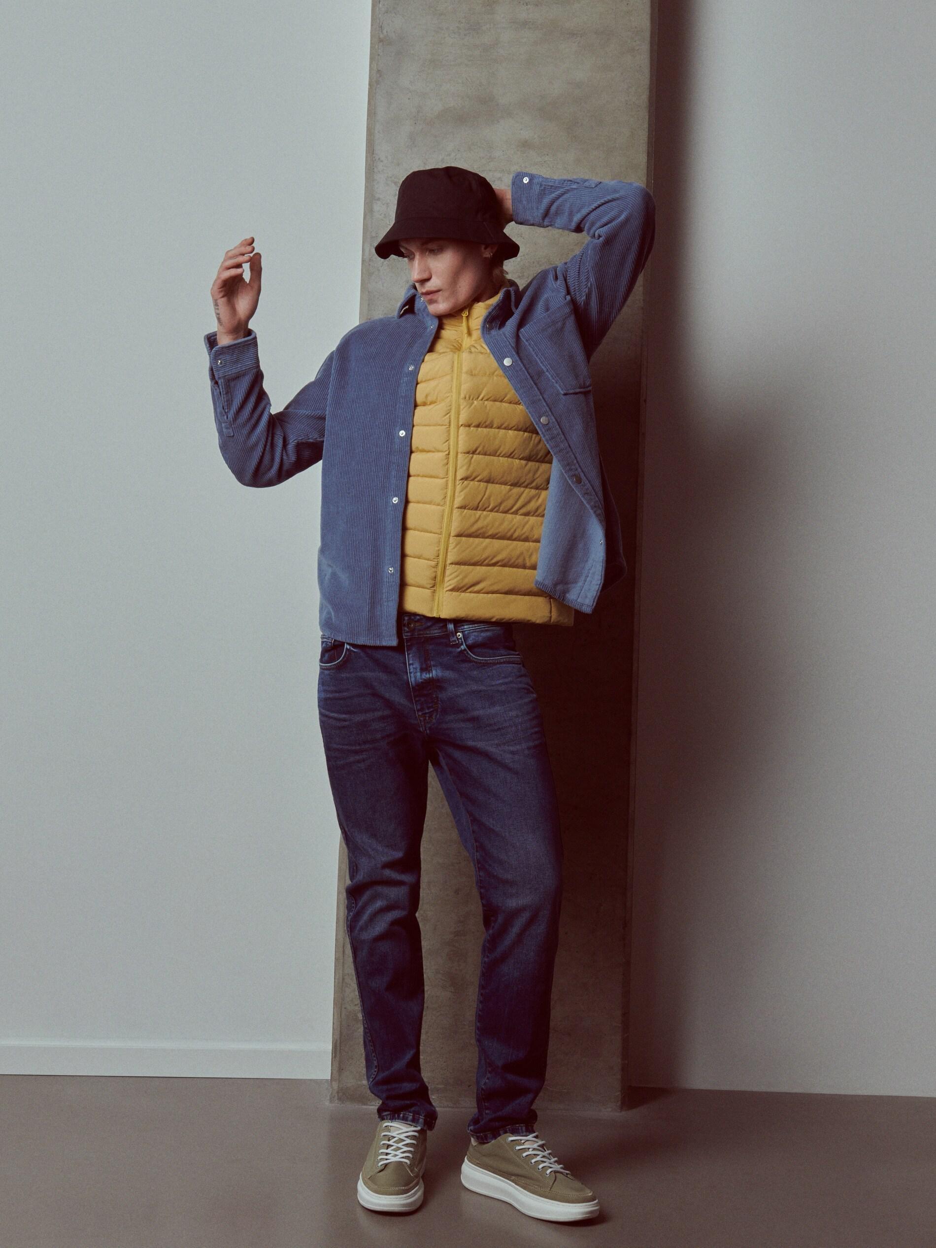 Navy Washed Slim Jeans, , large image number 0