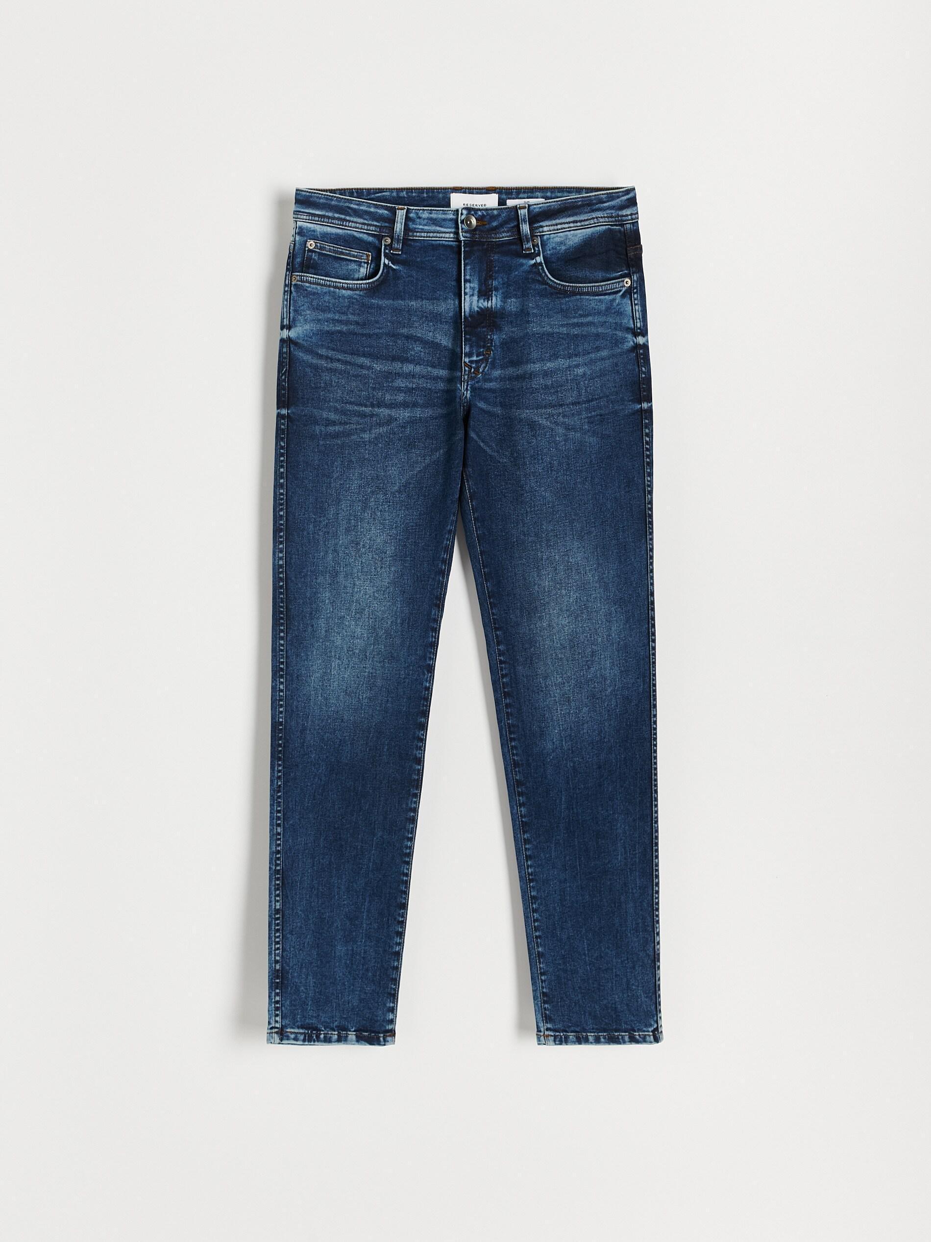 Navy Washed Slim Jeans, , large image number 4