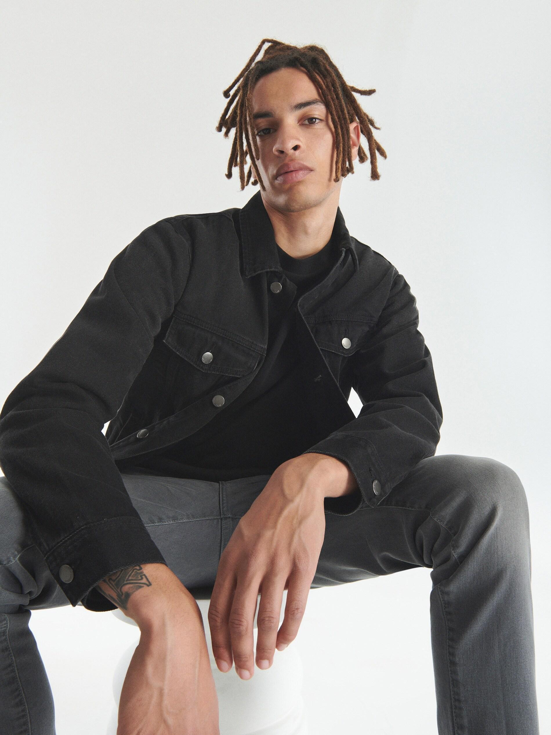 Grey Slim Jeans, , large image number 3