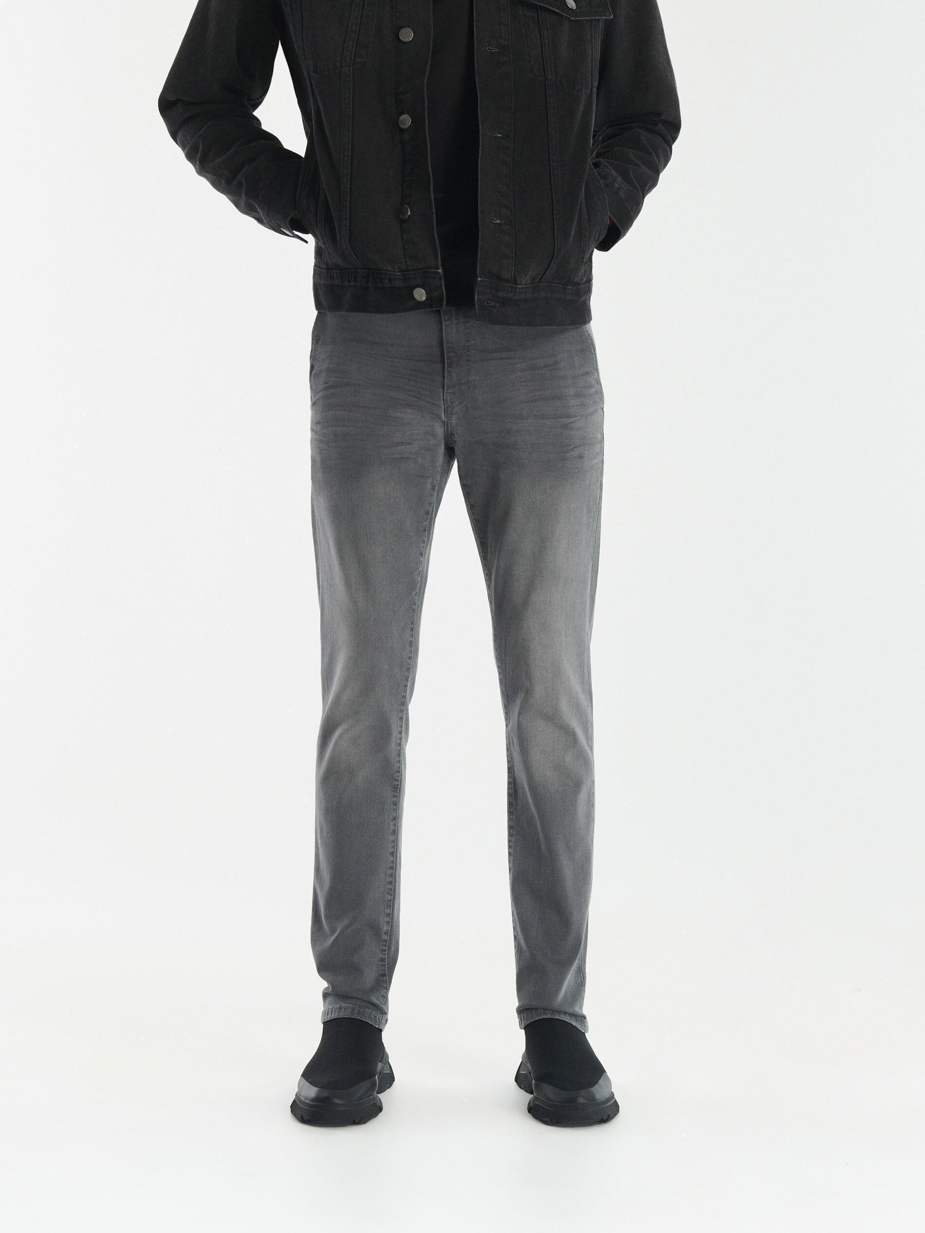 Grey Slim Jeans, , large image number 7