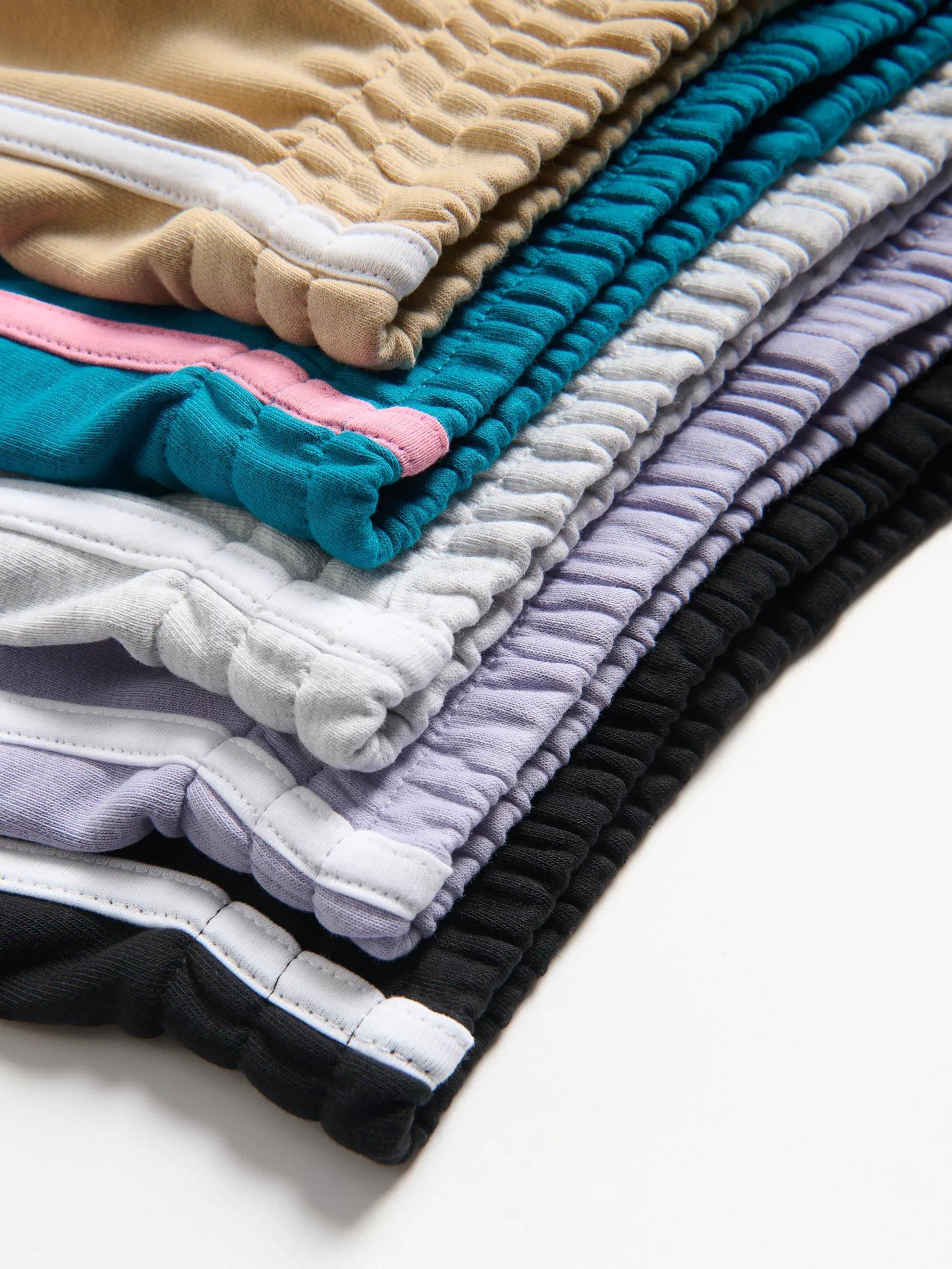 Black Sweat Shorts With Side Stripes, Black, medium