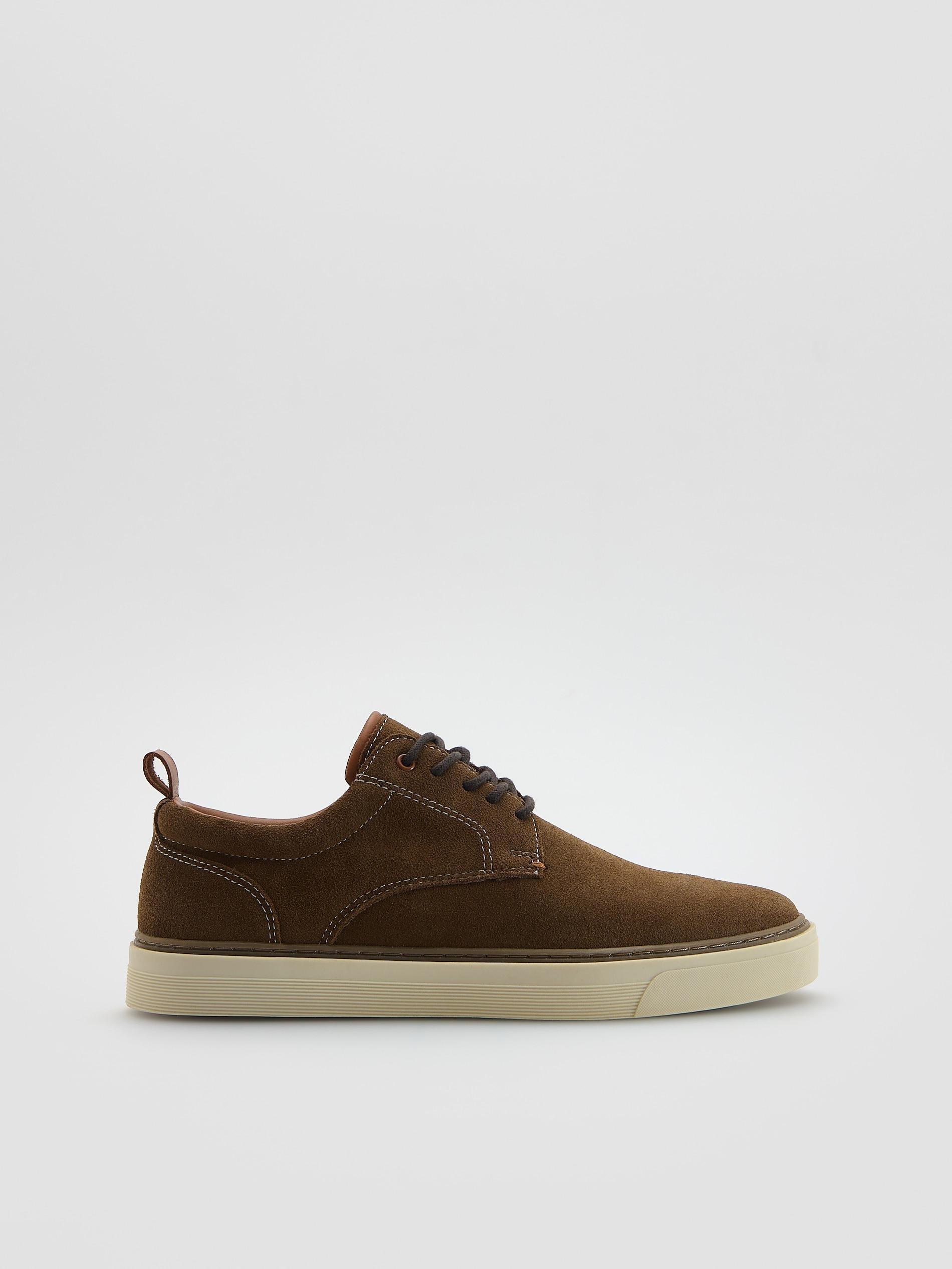 Brown Suede Shoes, Brown, medium