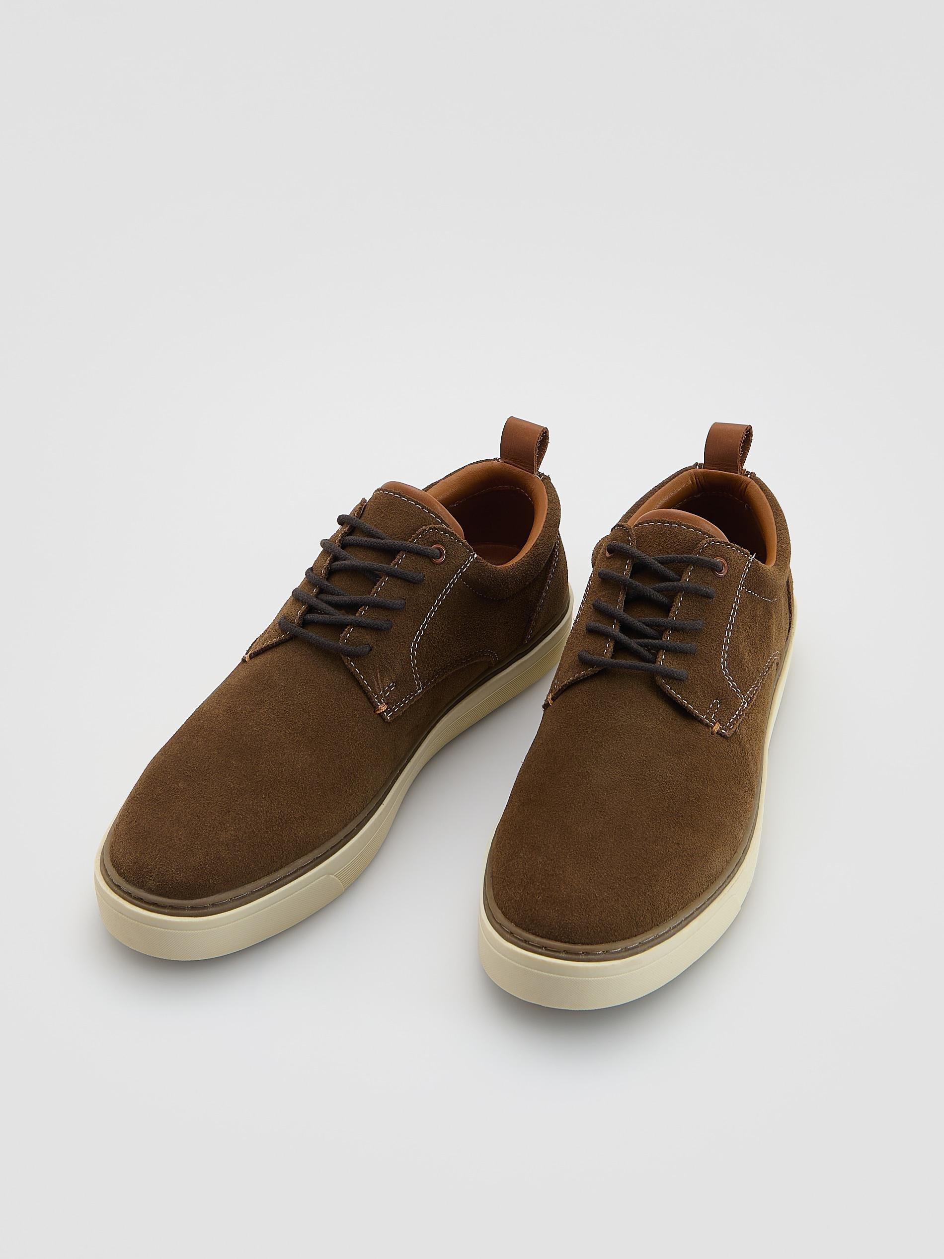 Brown Suede Shoes, Brown, medium