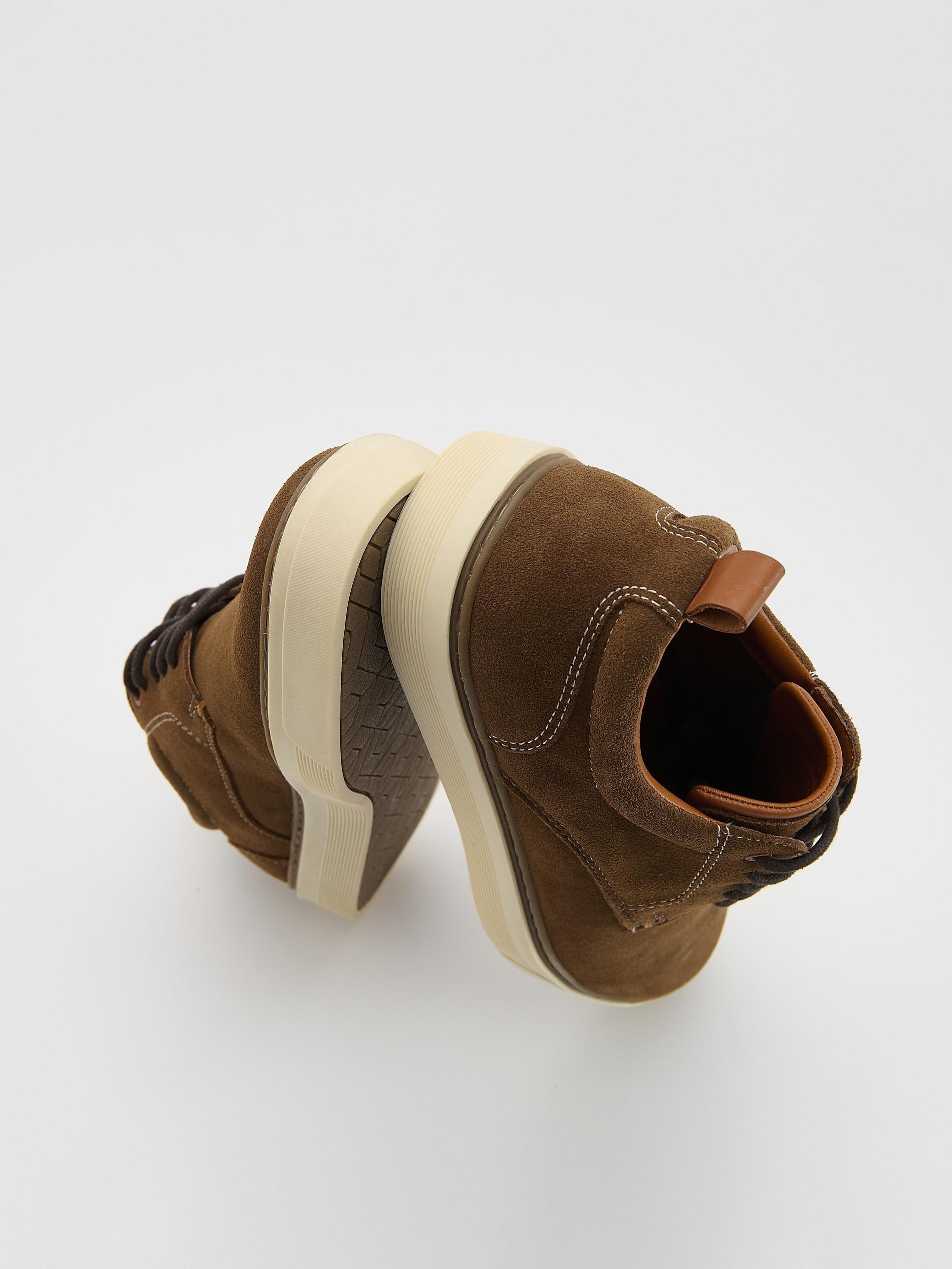 Brown Suede Shoes, Brown, large image number 3