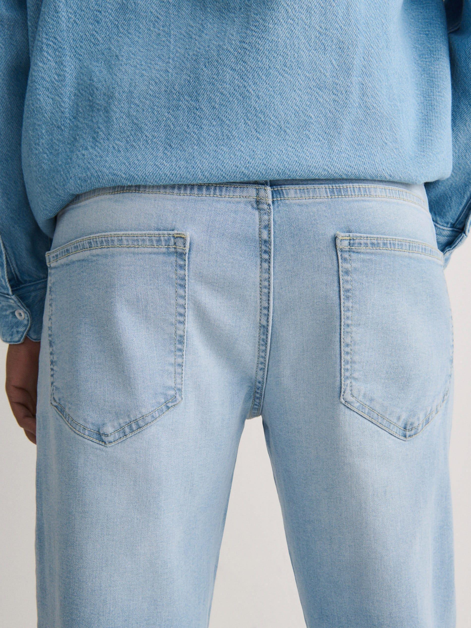 blue Slim jeans with wash effect, , large image number 3