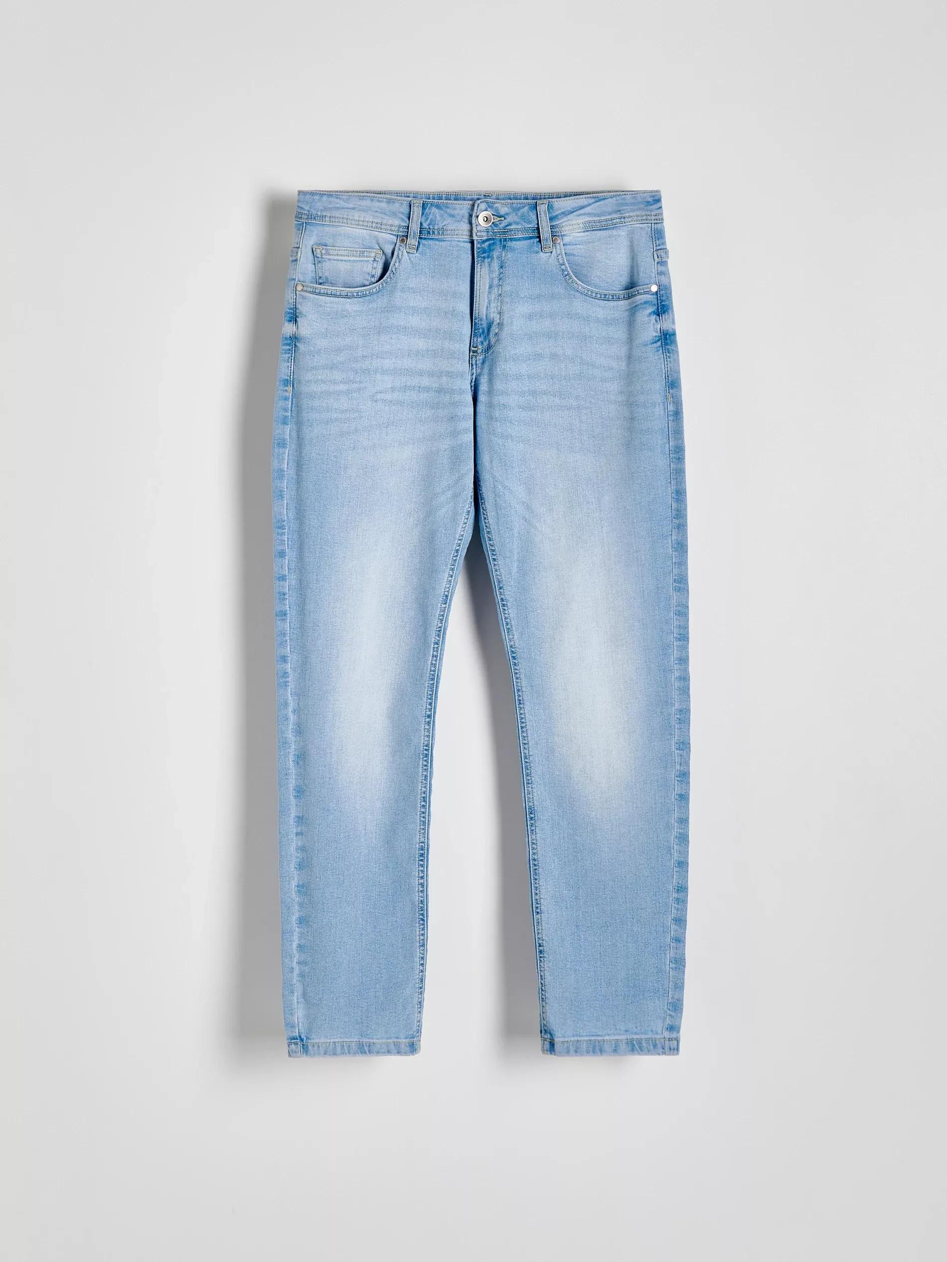 blue Slim jeans with wash effect, , large image number 5