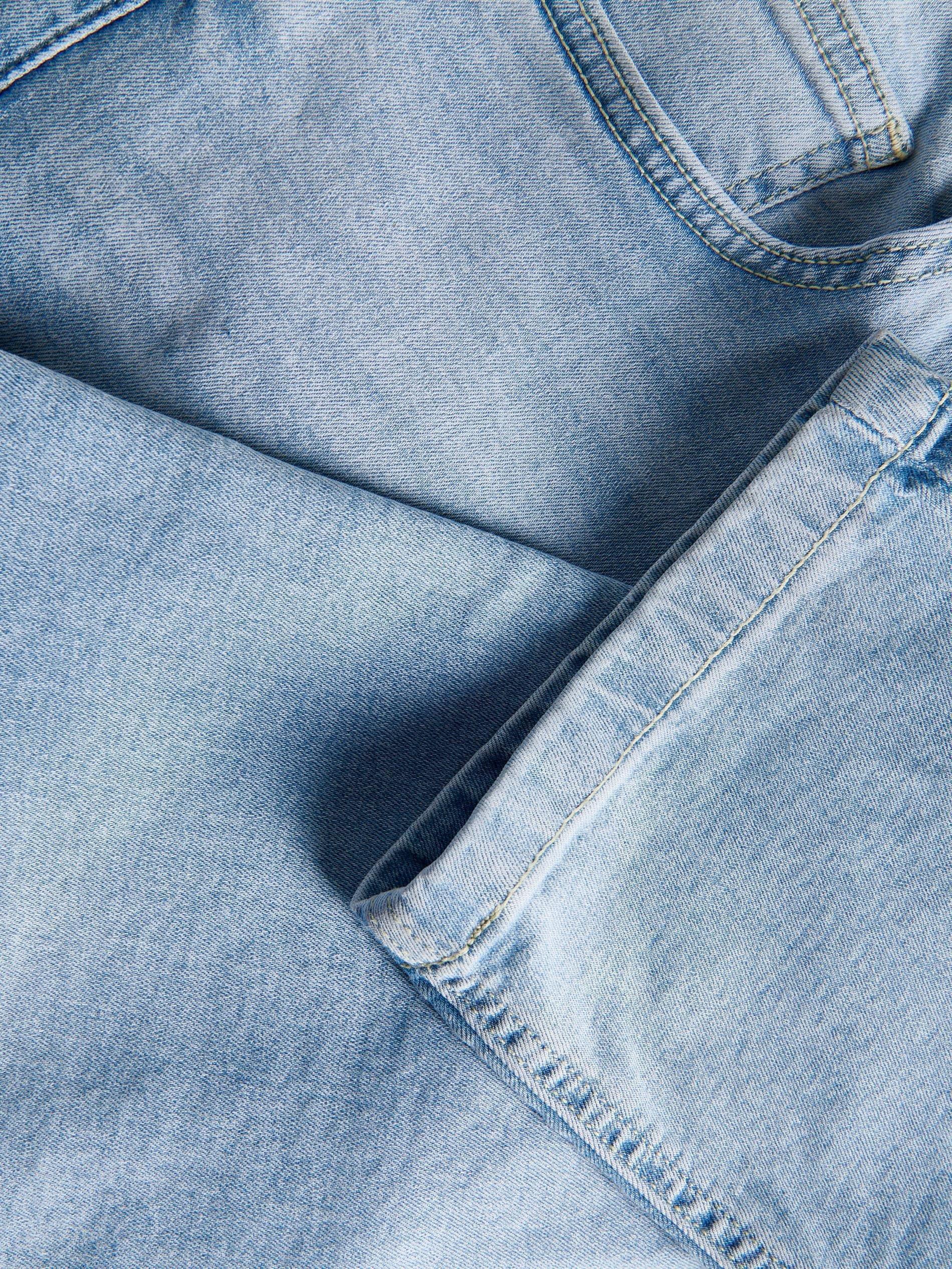 blue Slim jeans with wash effect, , large image number 6