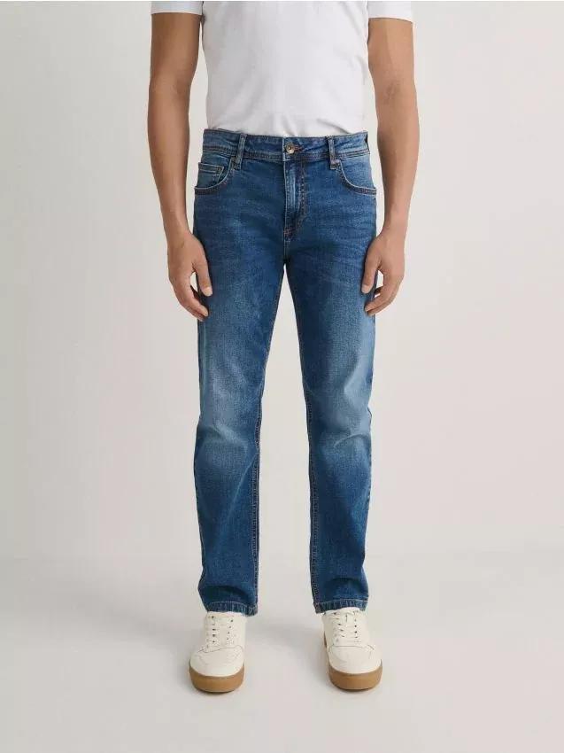 Blue Wash Effect Slim Jeans, , large image number 2