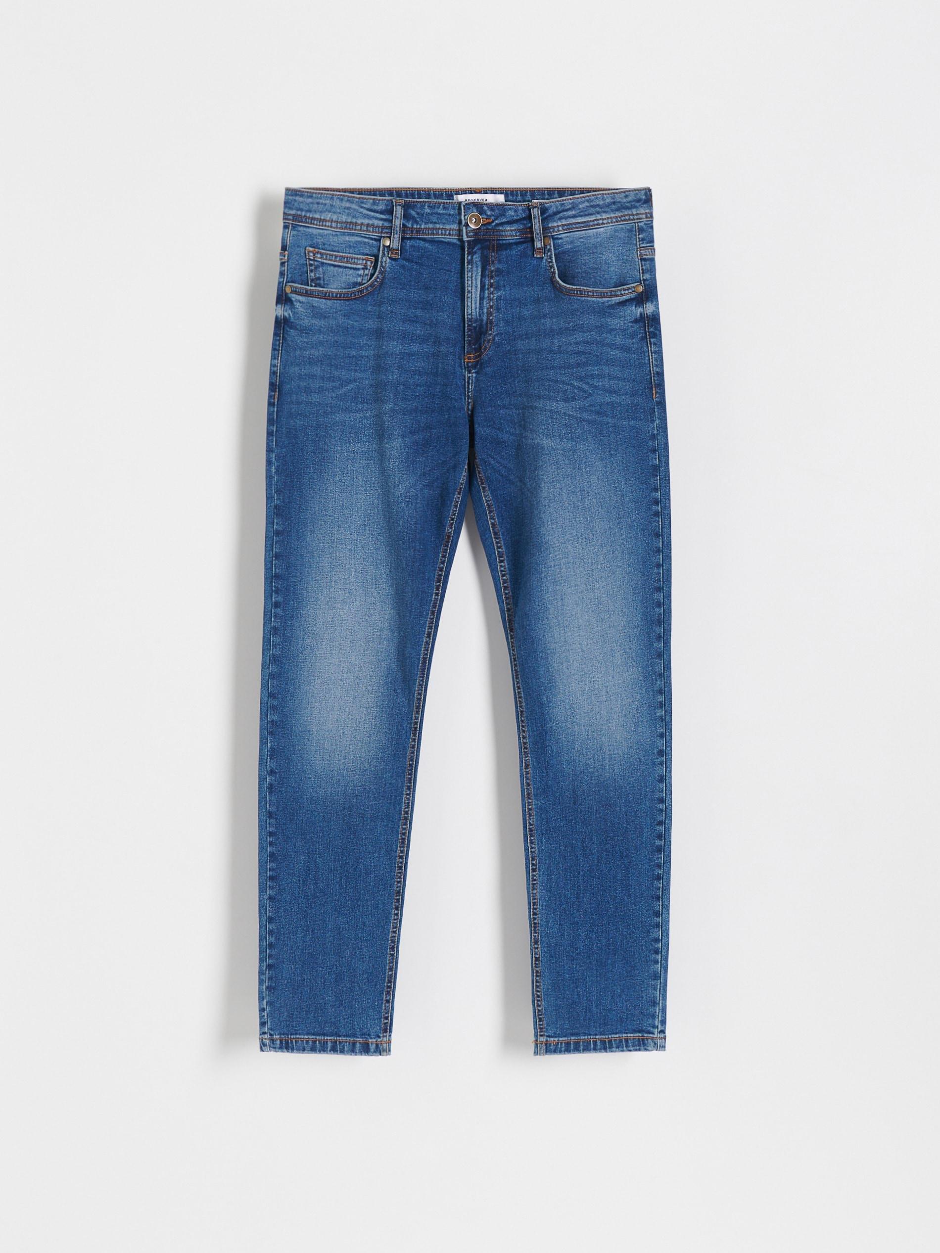 Blue Wash Effect Slim Jeans, , large image number 11