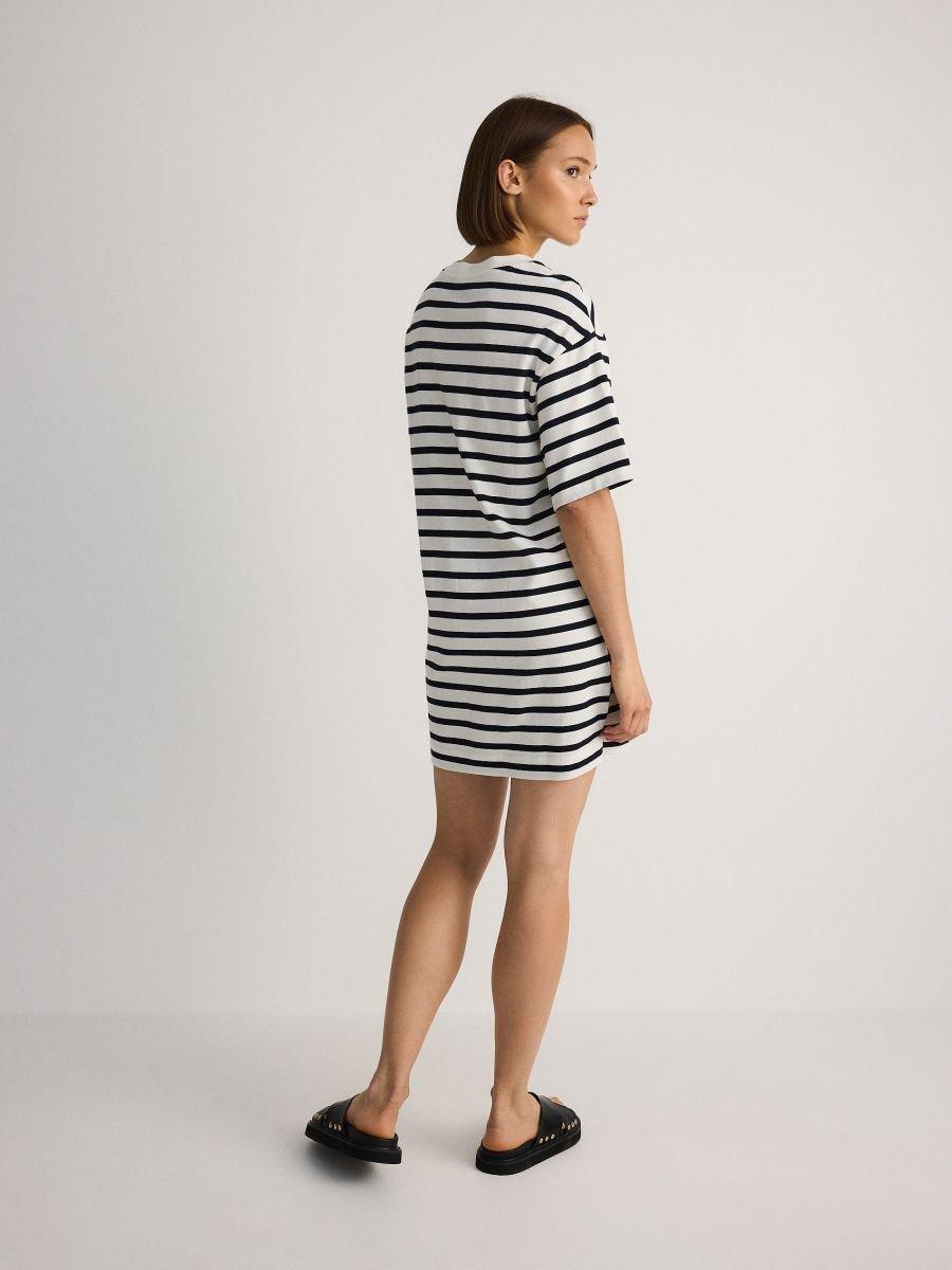 Multicolour Striped Mini Dress, , large image number 2