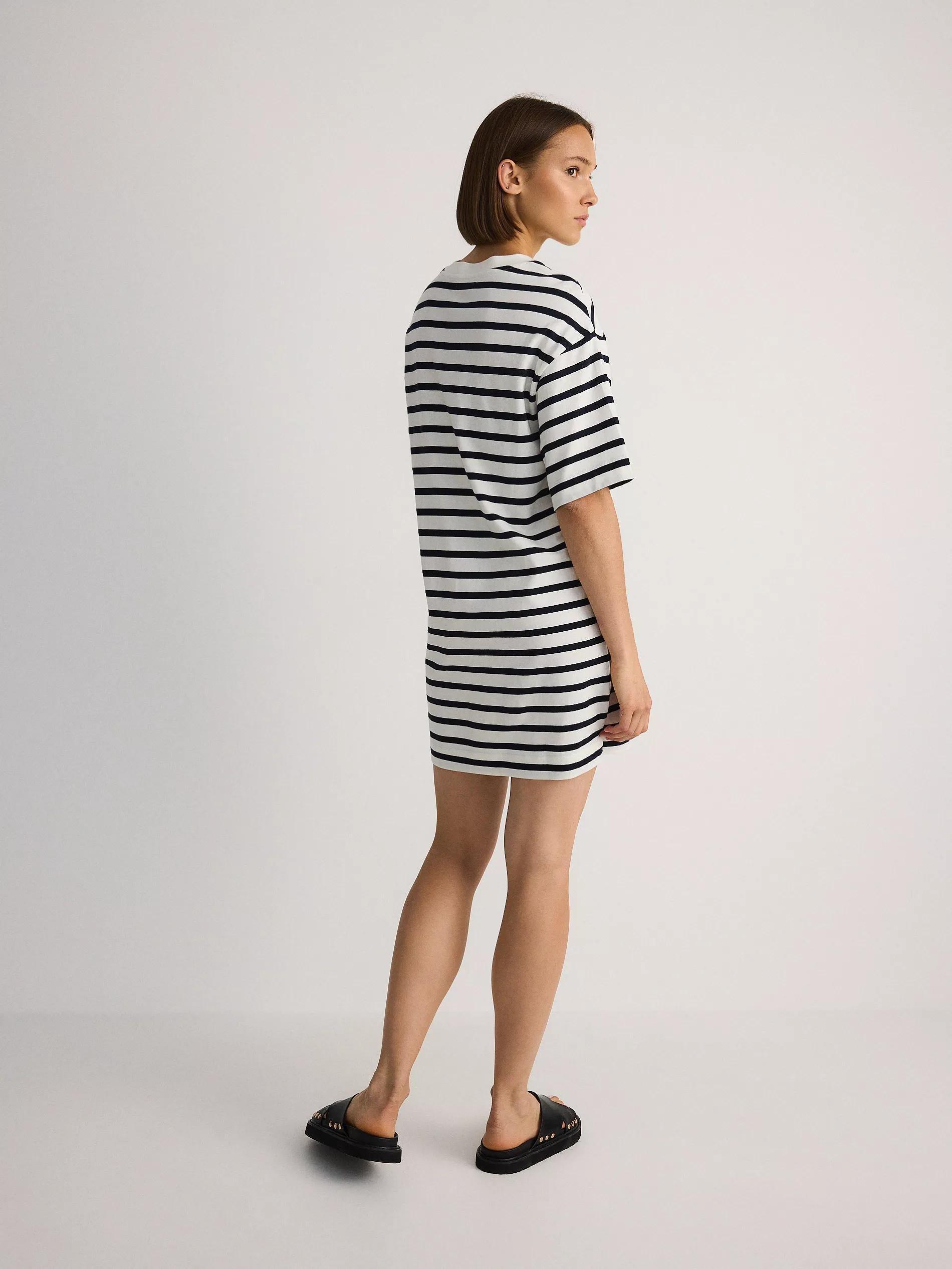 Multicolour Striped Mini Dress, , large image number 7