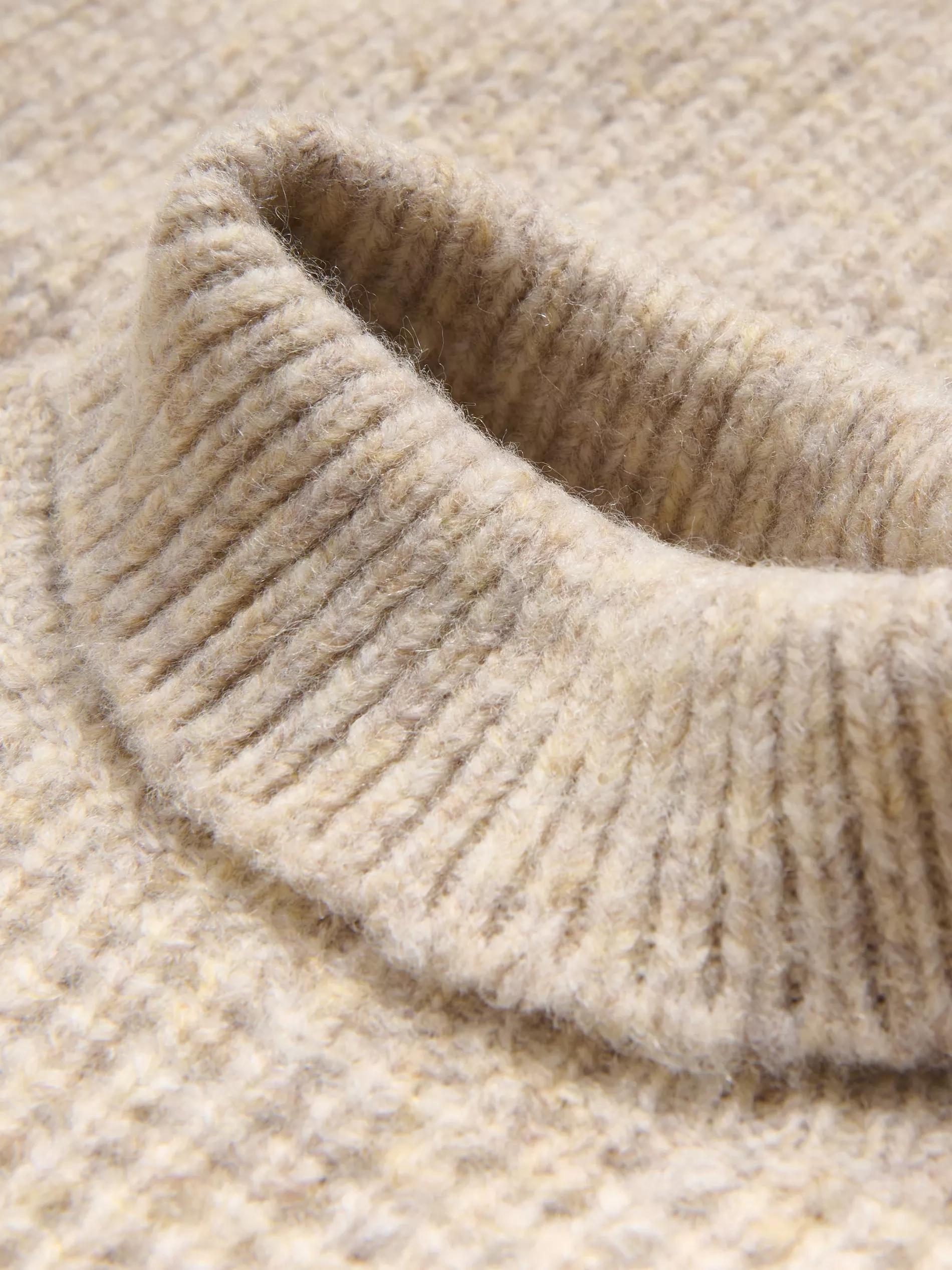 CREAM Turtleneck with wool blend, Ivory, large image number 1