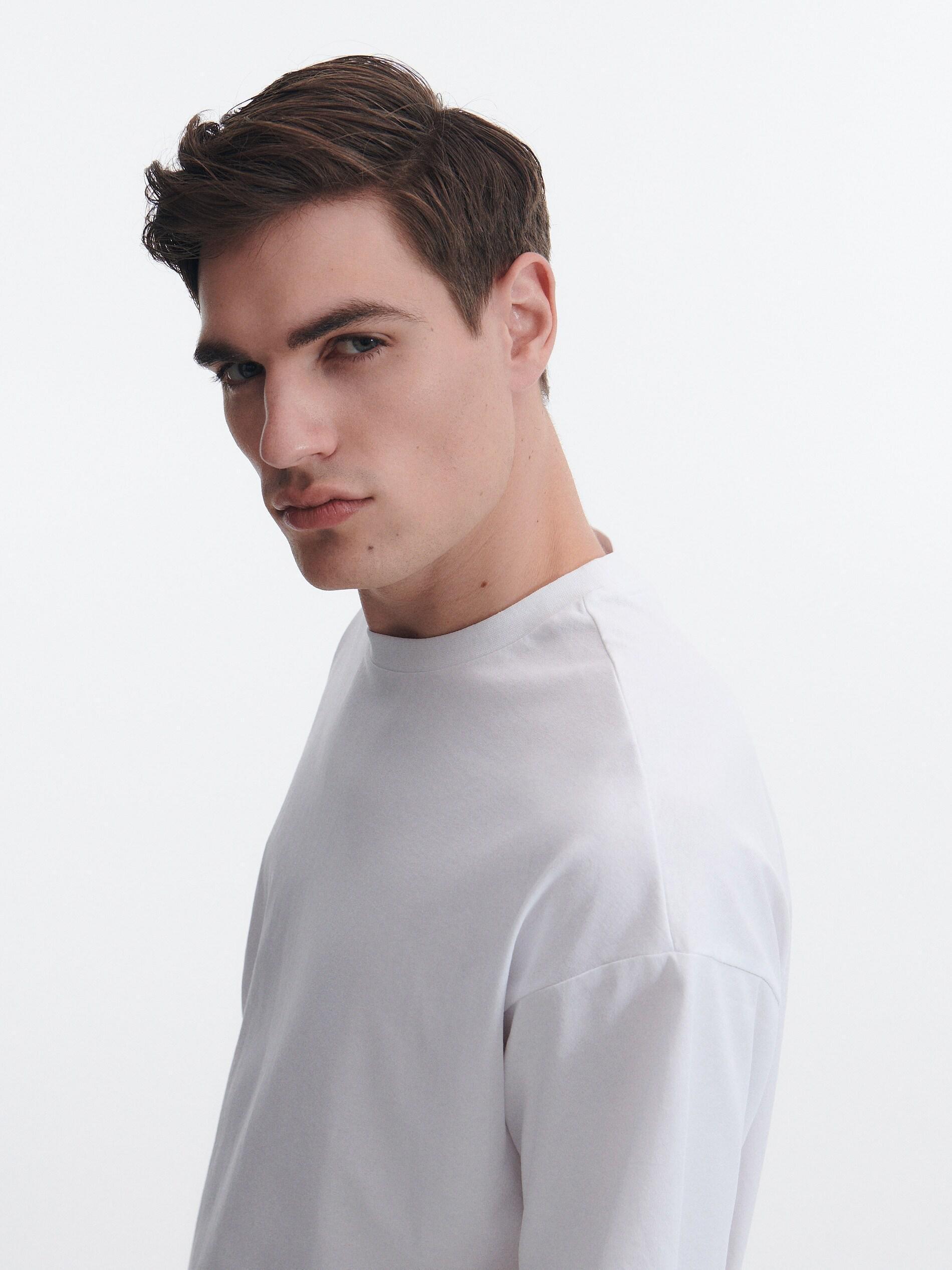 White Oversize T-Shirt, , large image number 0