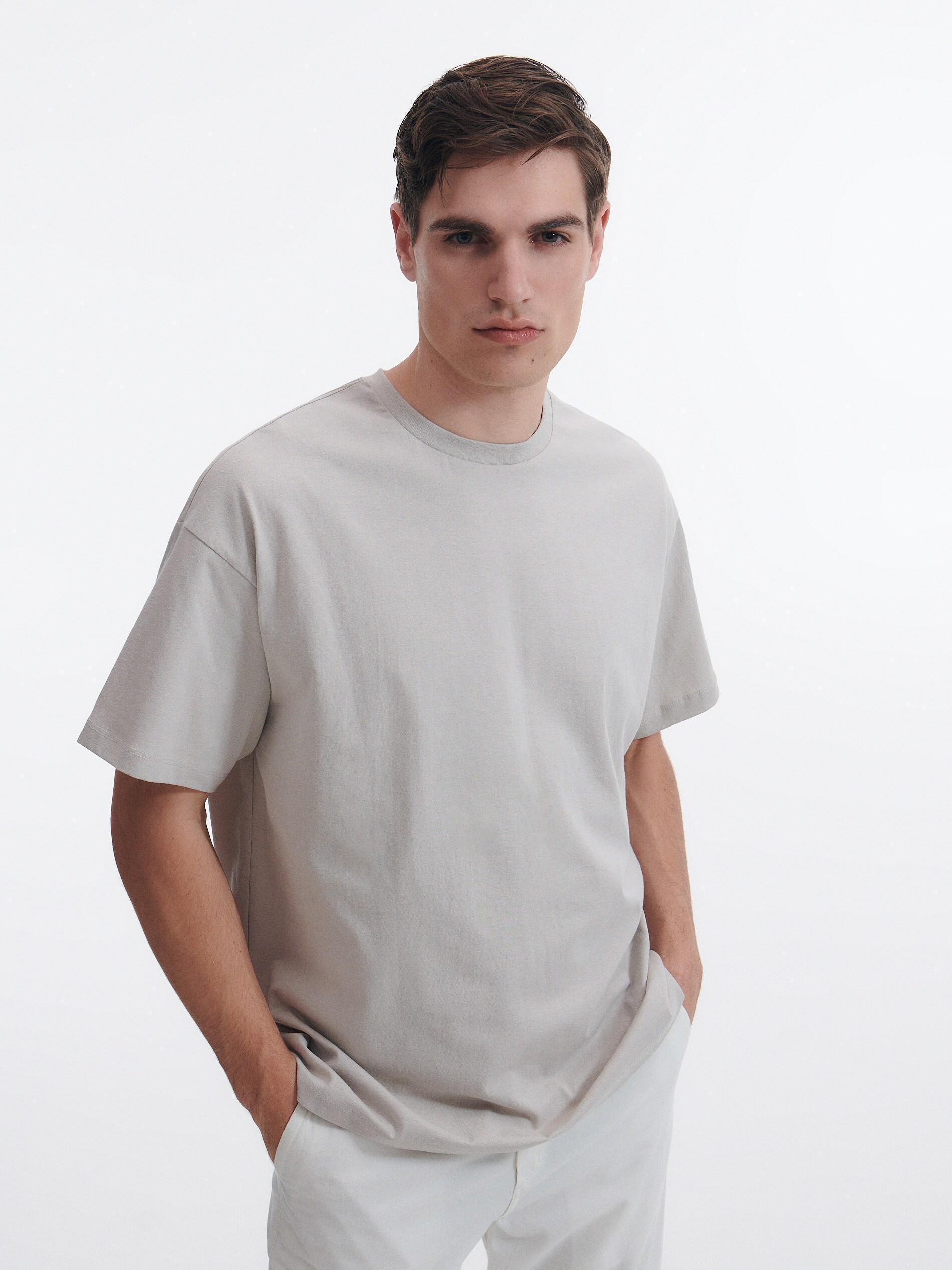 Beige Oversize T-Shirt, , large image number 0