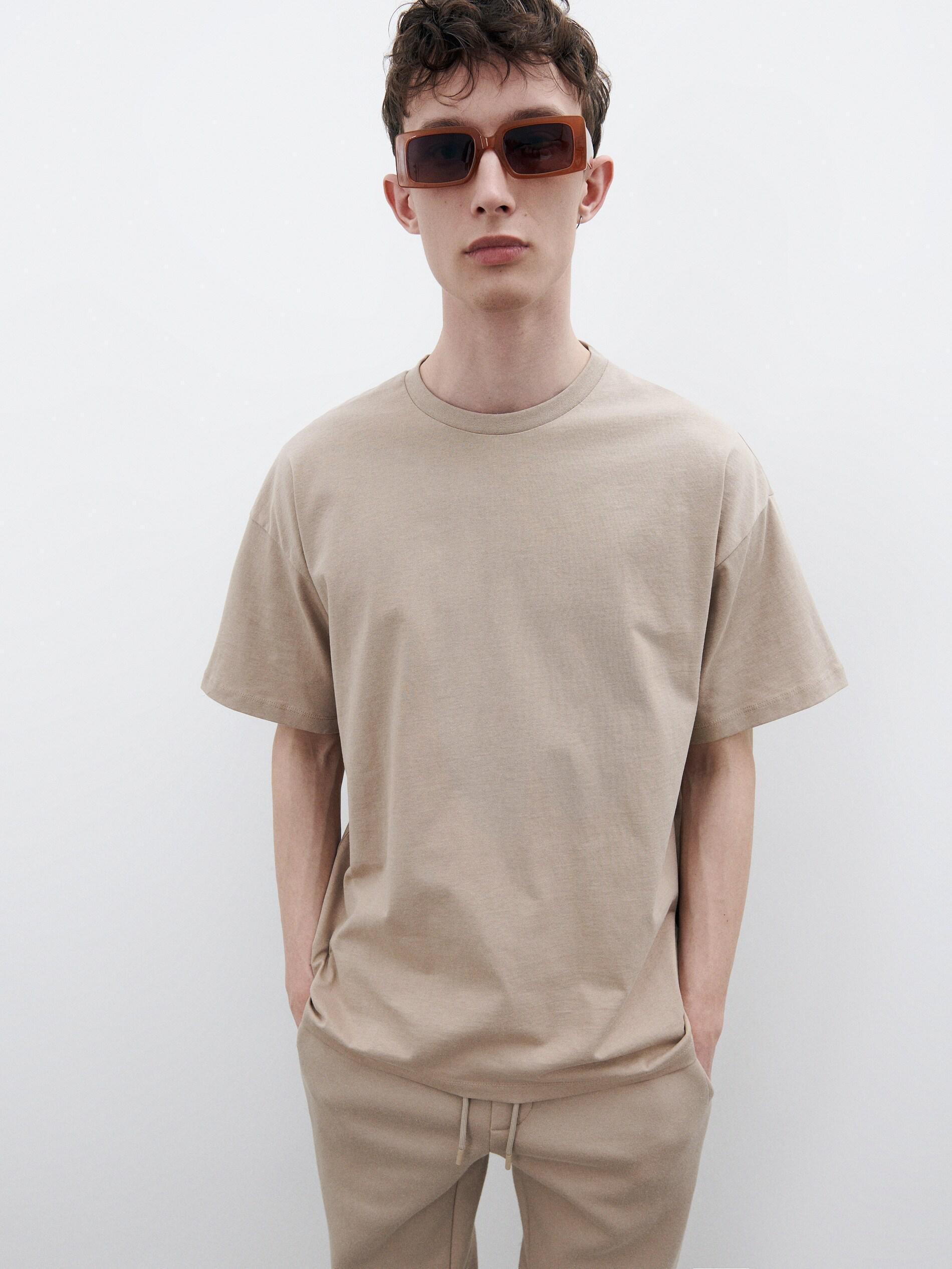 Beige Oversize T-Shirt, , large image number 0