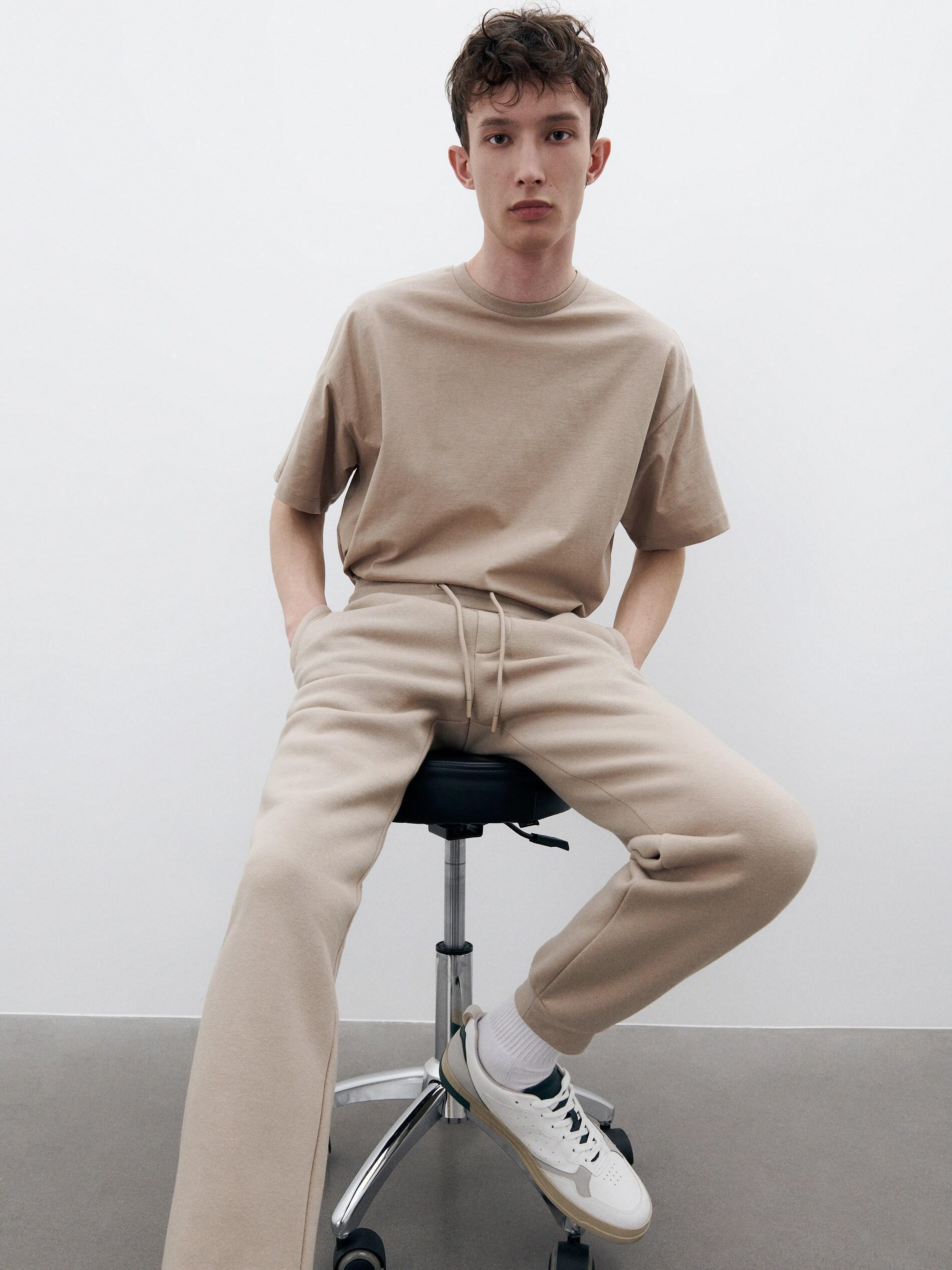 Beige Oversize T-Shirt, , large image number 1