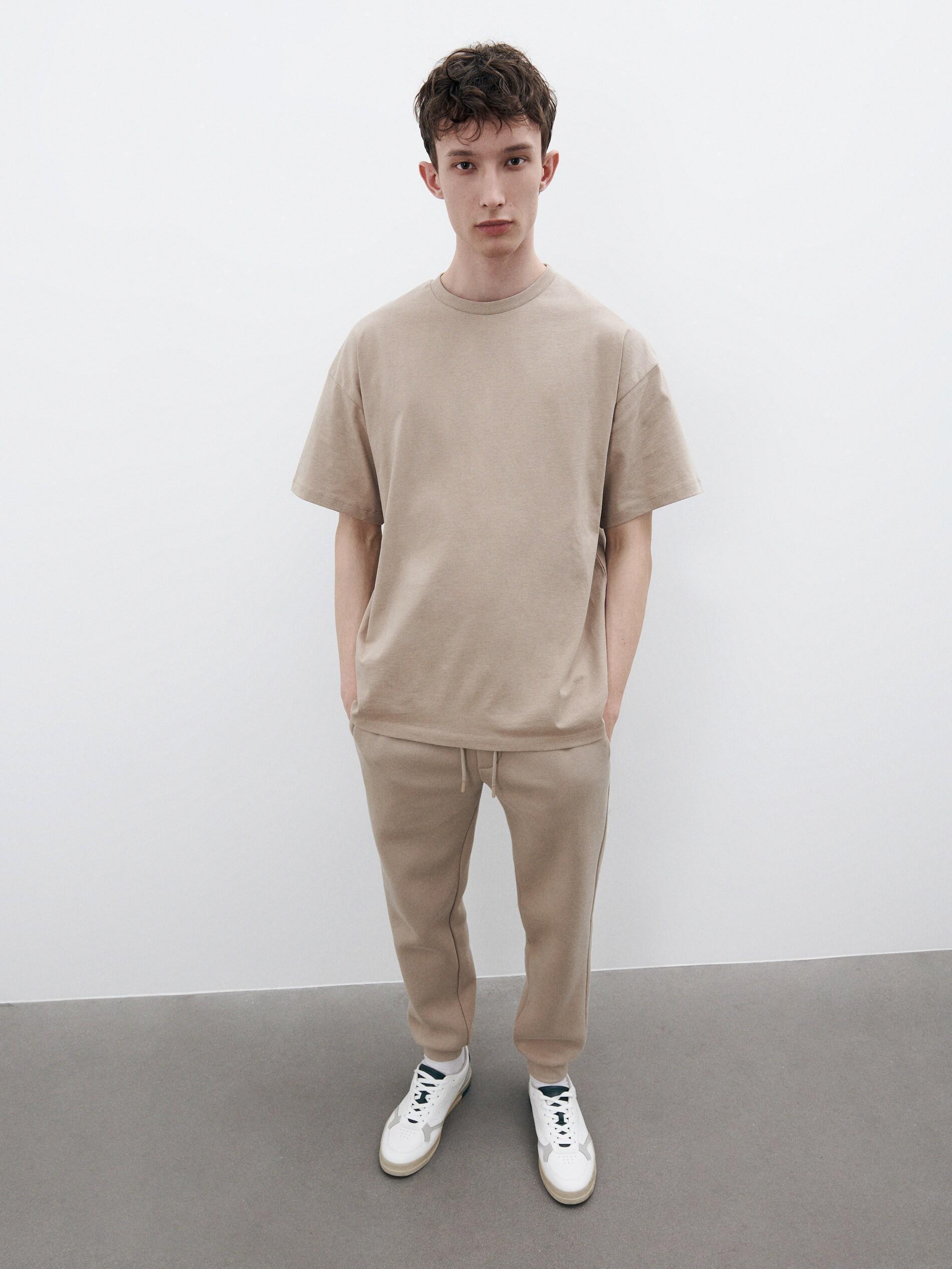 Beige Oversize T-Shirt, , large image number 3