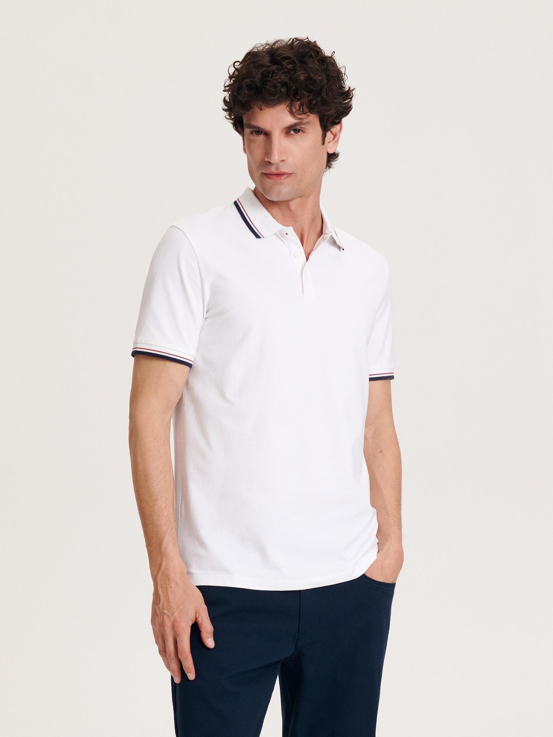 Cream Regular Polo Shirt, , large image number 0