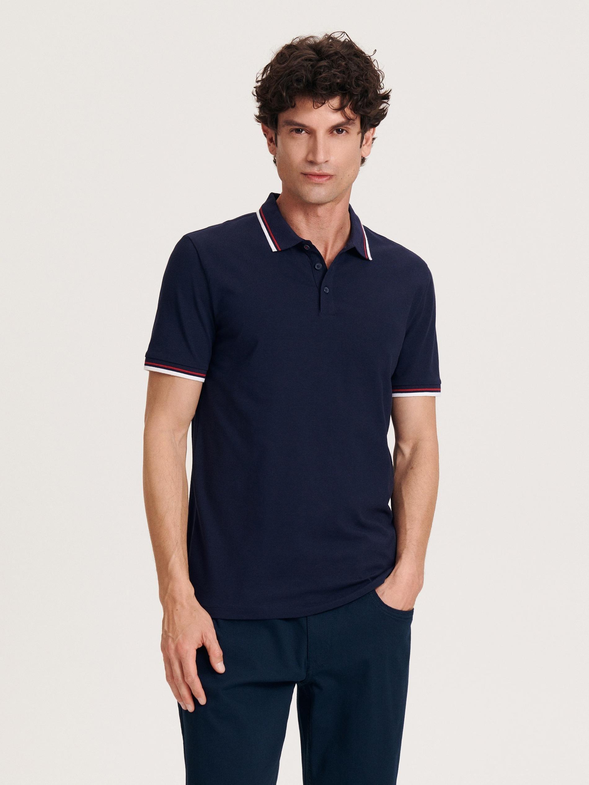 Navy Regular Polo Shirt, , large image number 0