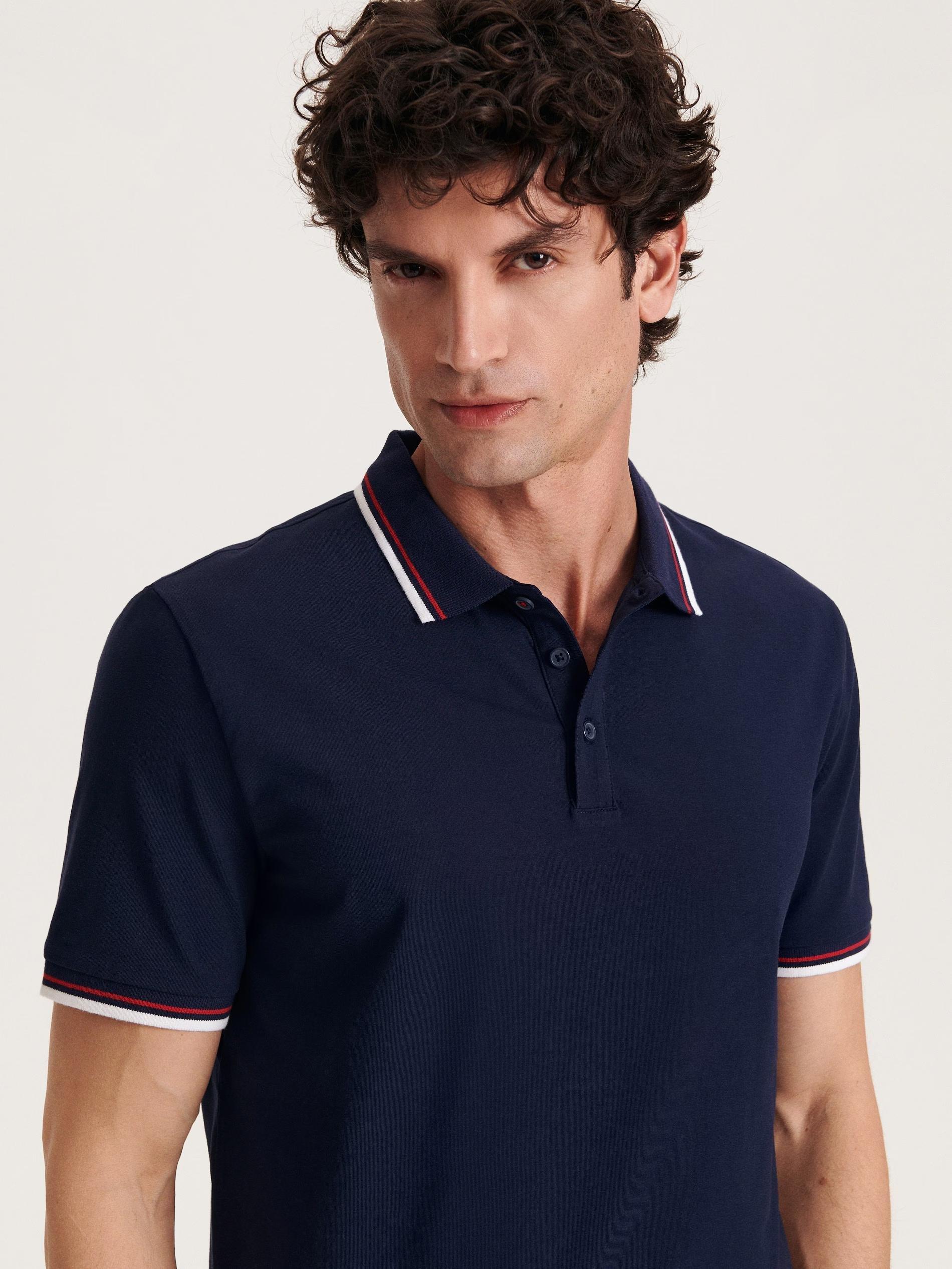 Navy Regular Polo Shirt, , large image number 1