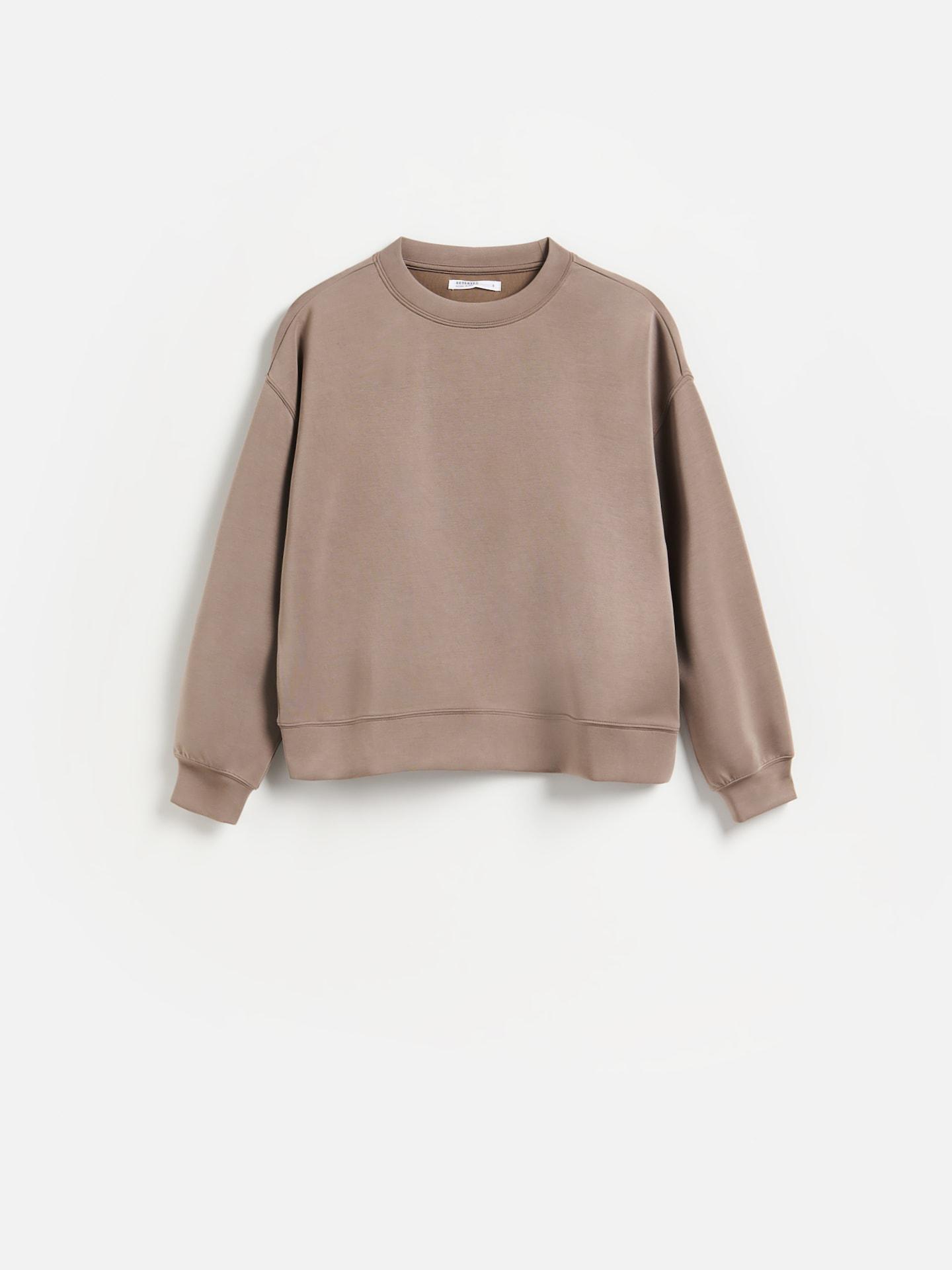 Brown Modal Blend Sweatshirt, Brown, large image number 4