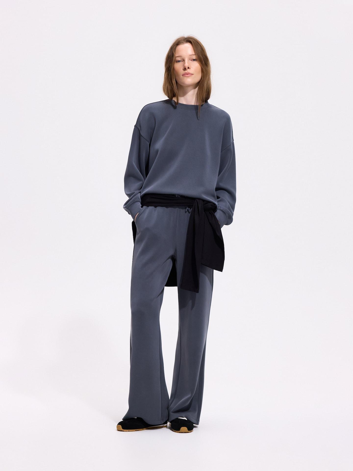 Grey Modal Blend Sweatshirt, Grey, medium