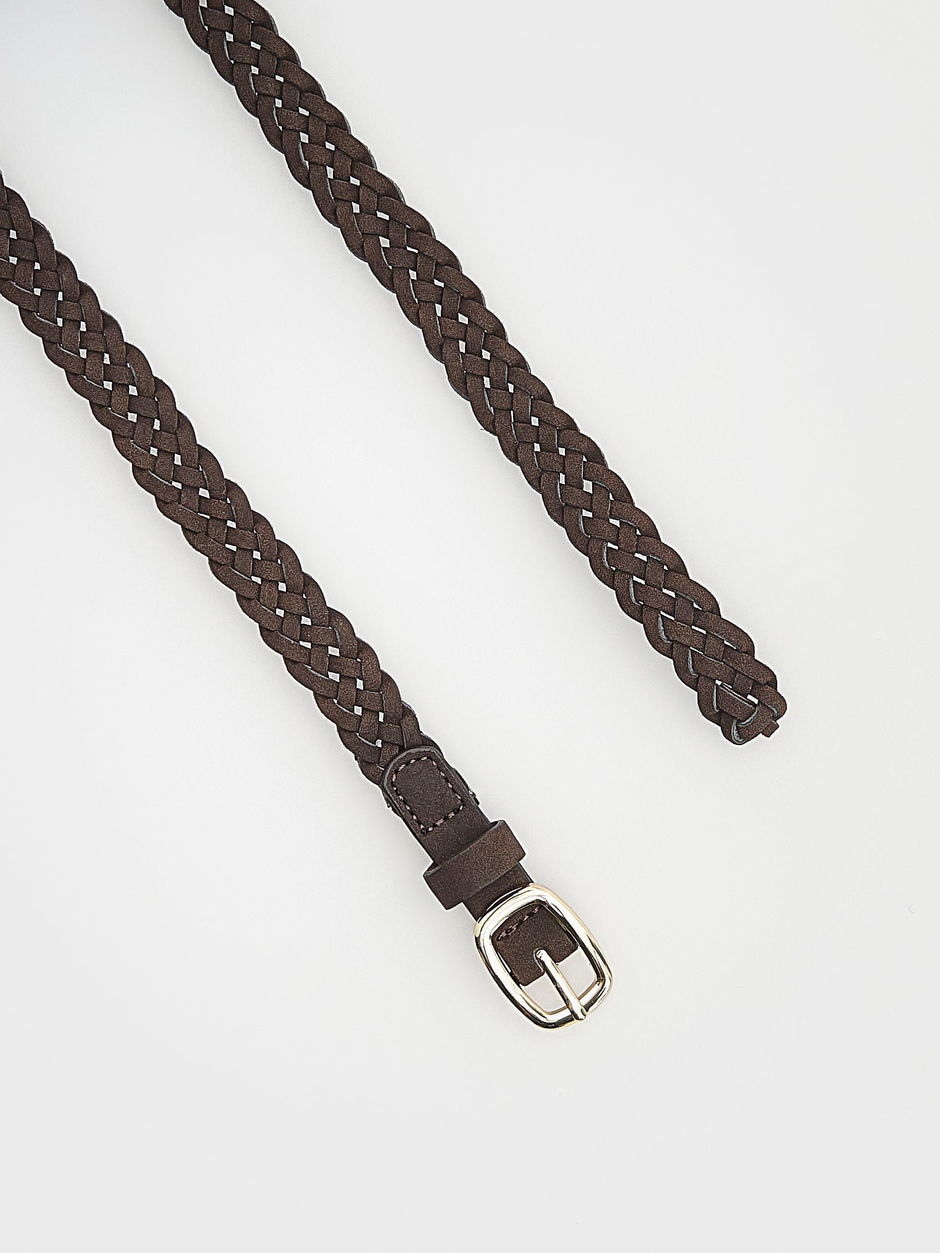 Reserved - Brown Braided Belt