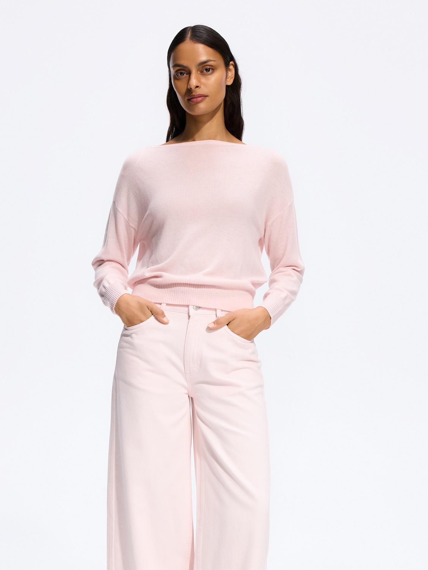 Pink Wool Blend Jumper, Pink, medium