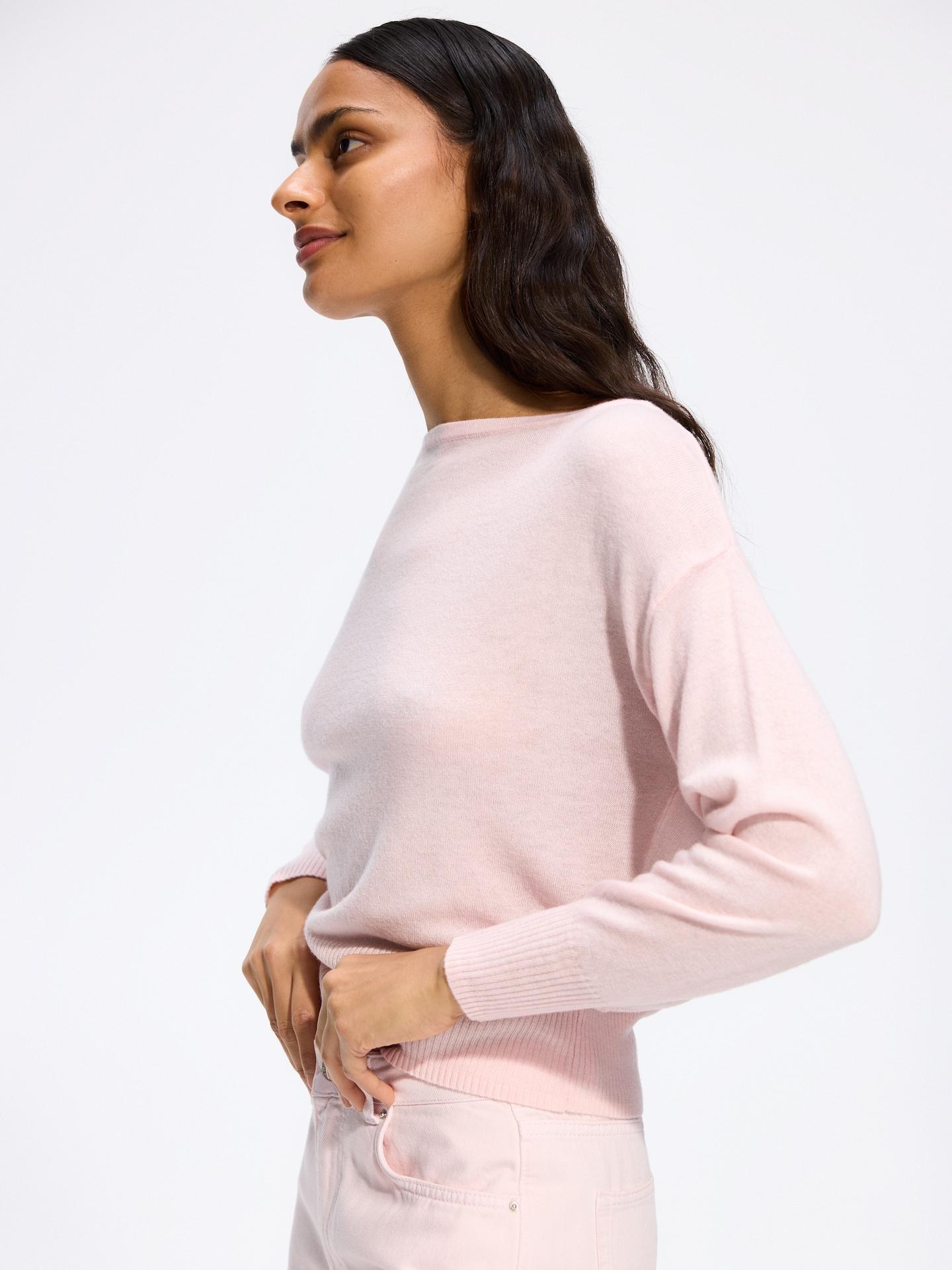 Pink Wool Blend Jumper, Pink, medium
