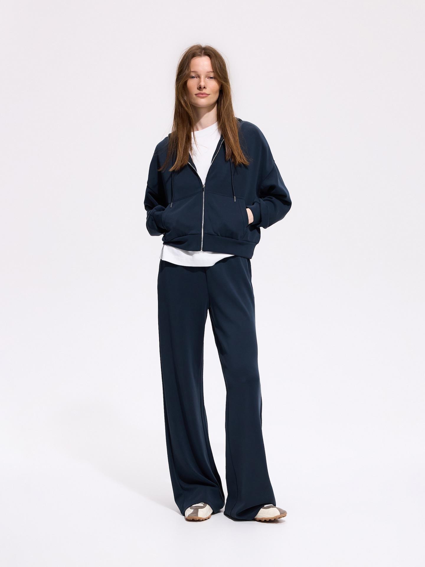 Blue Blouse With Modal, Navy, large image number 0